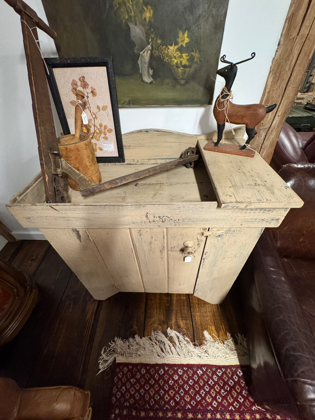 Antique Dry Sink Cabinet