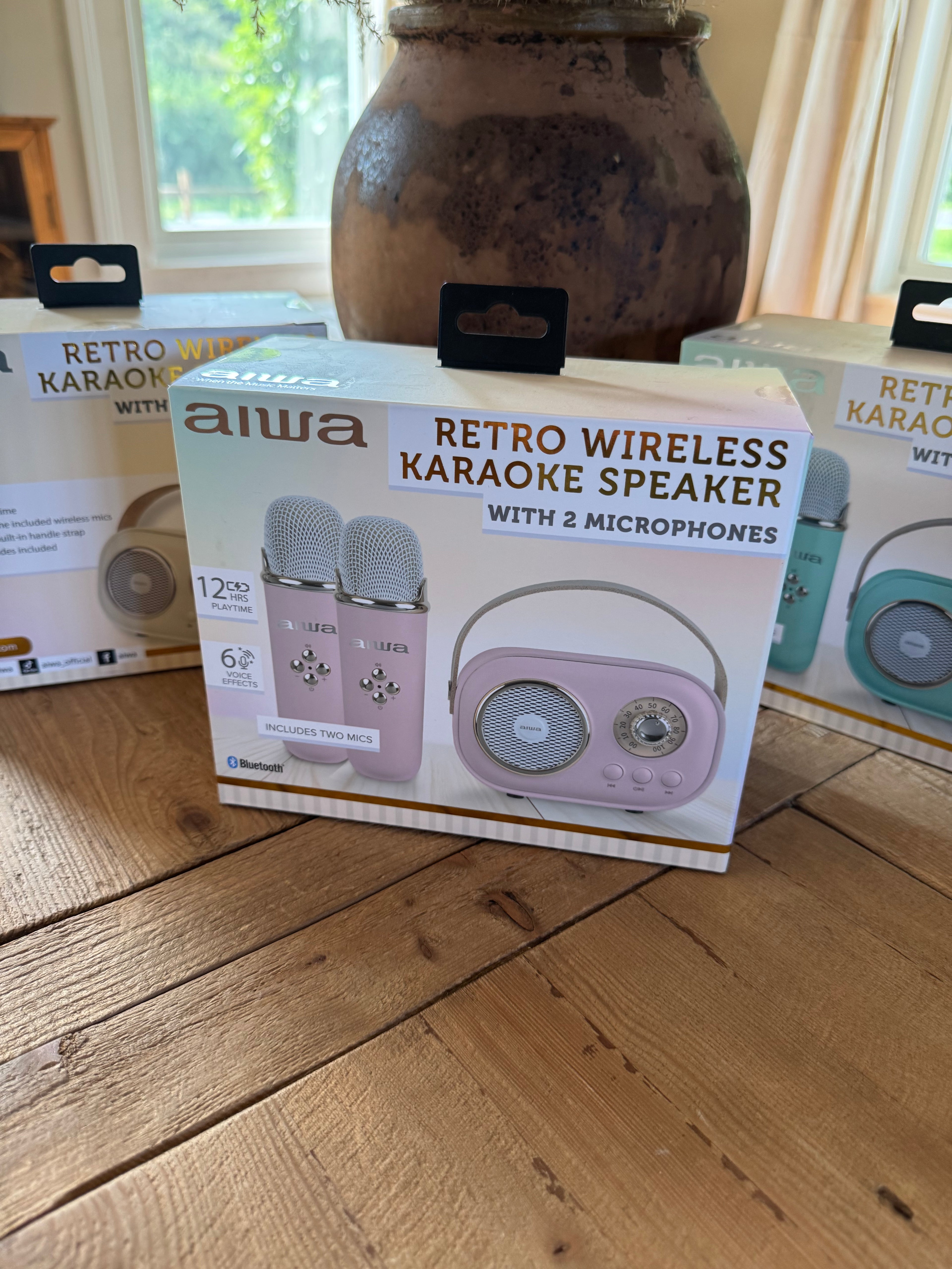 Aiwa Retro Wireless Karaoke Speaker