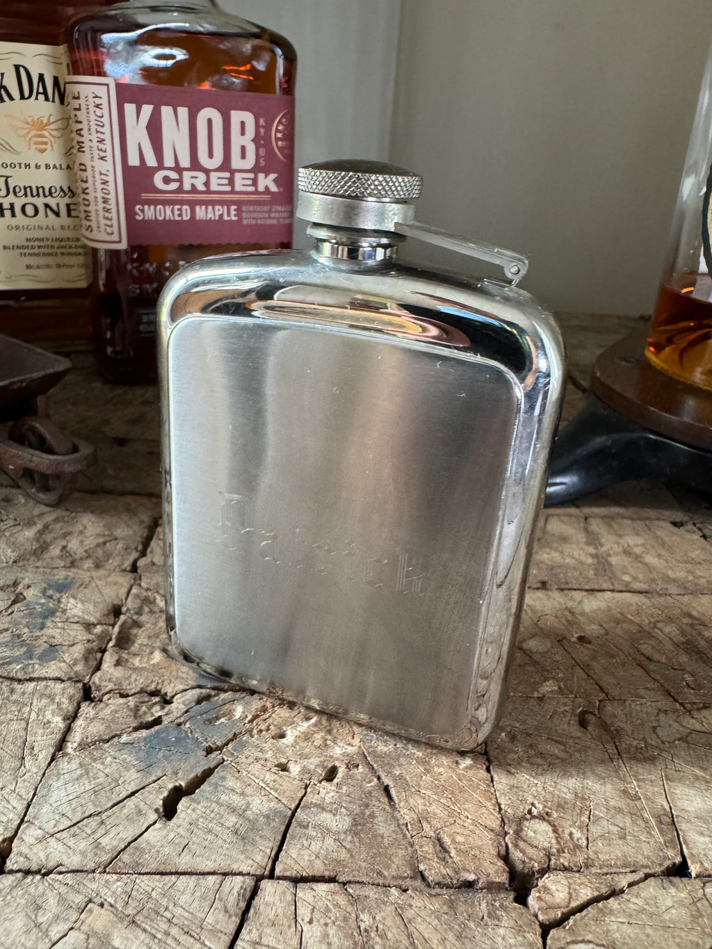 6 oz Stainless Steel Flask - “Patrick” Engraved