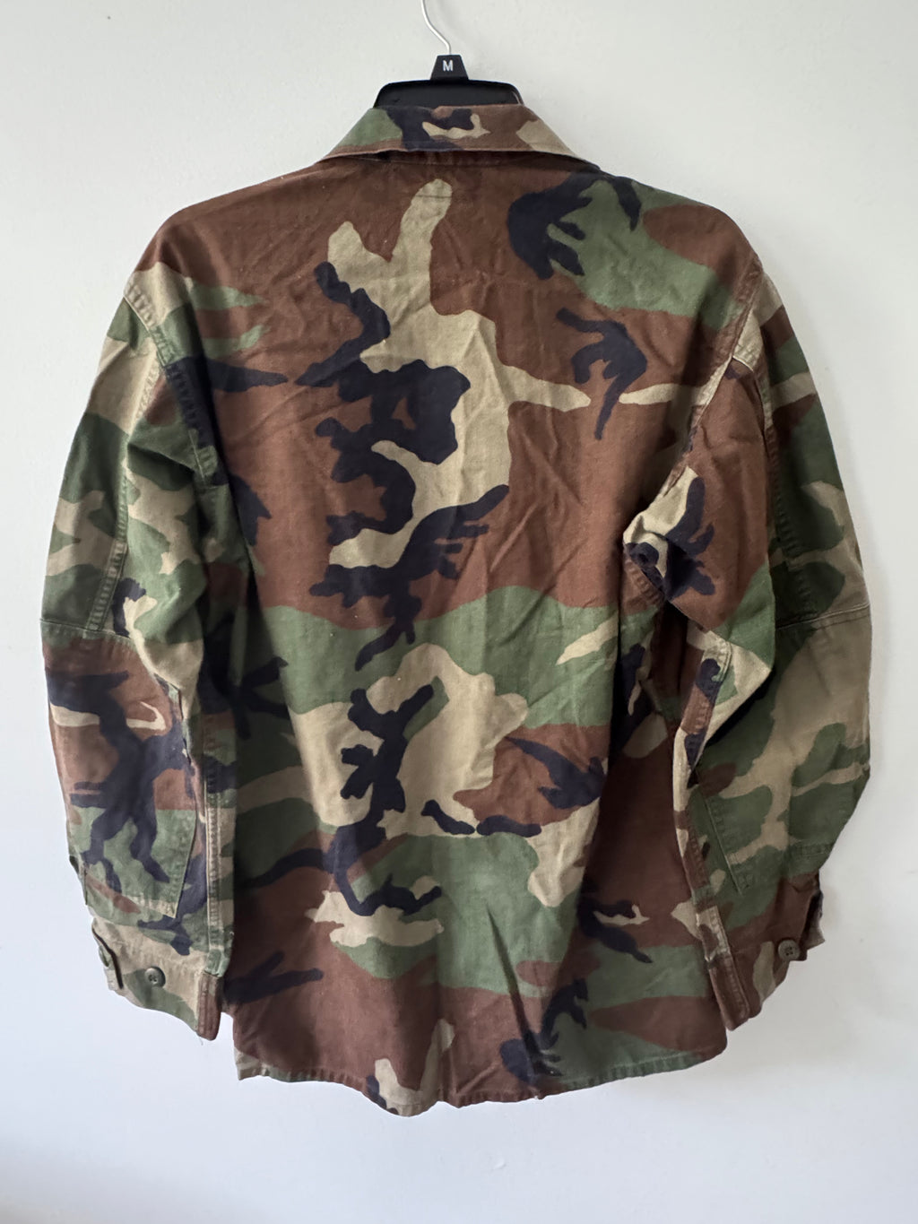US Army Combat Jacket Mens Camo Woodland Hot Weather Military Coat Medium Regular