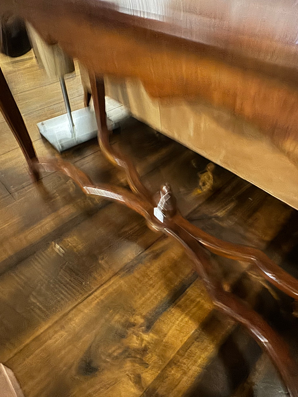 Vintage Hardwood Console Table