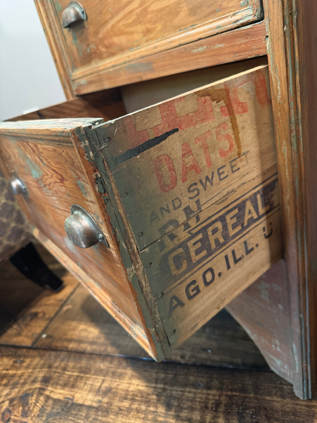 Vintage Apothecary / General Store Cabinet