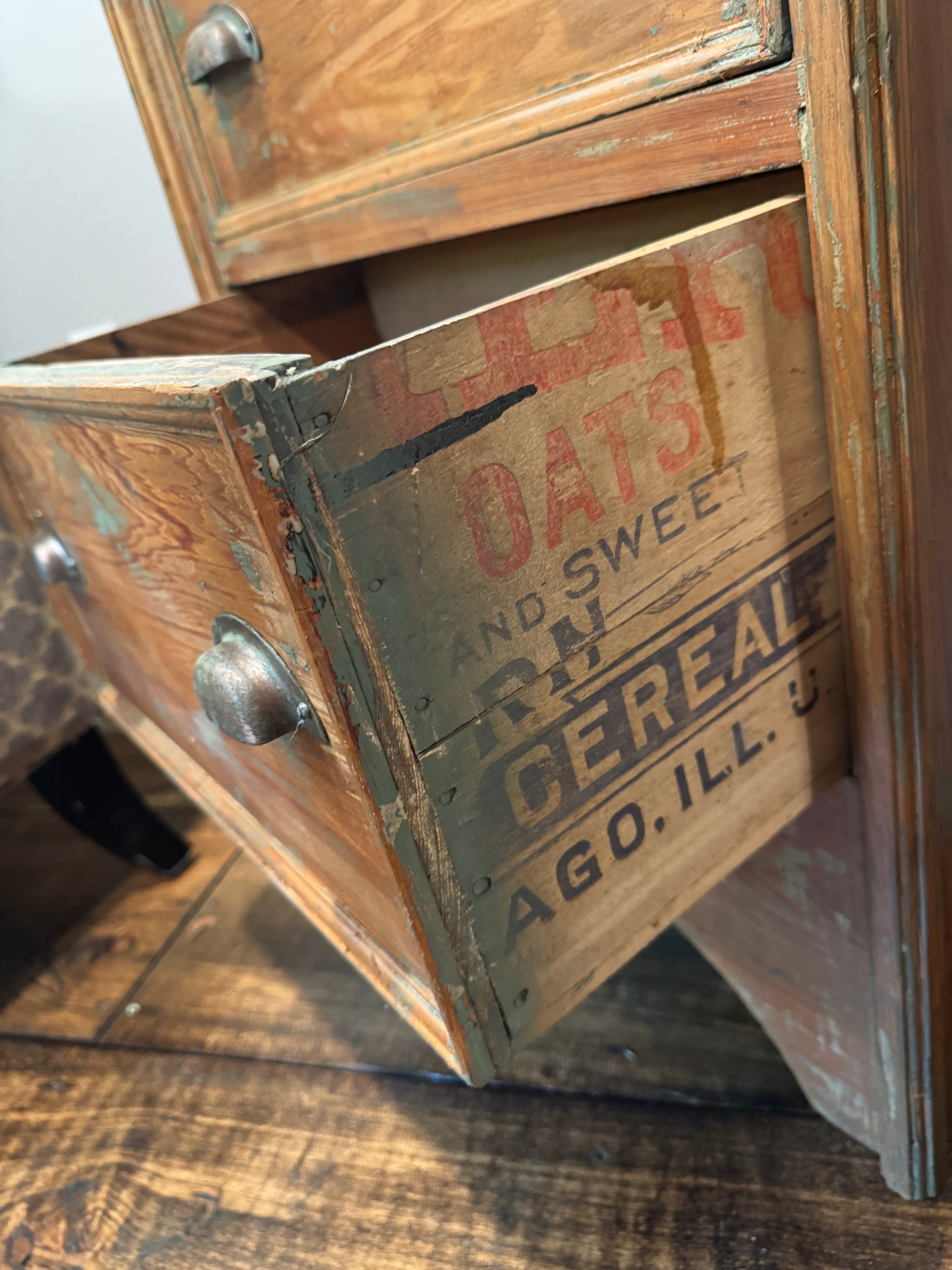 Vintage Apothecary / General Store Cabinet