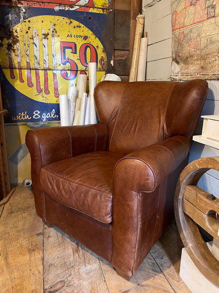 Leather Bauhaus Club Chair