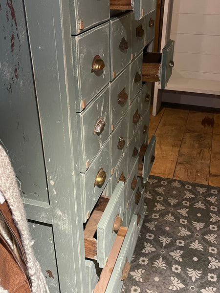 Apothecary with Antique Drawer Pulls