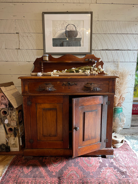 Antique Accent Storage Cabinet