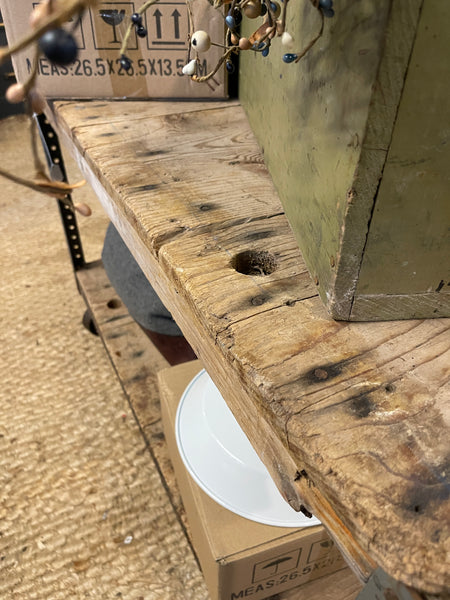 Industrial Farmhouse Rolling Accent Table