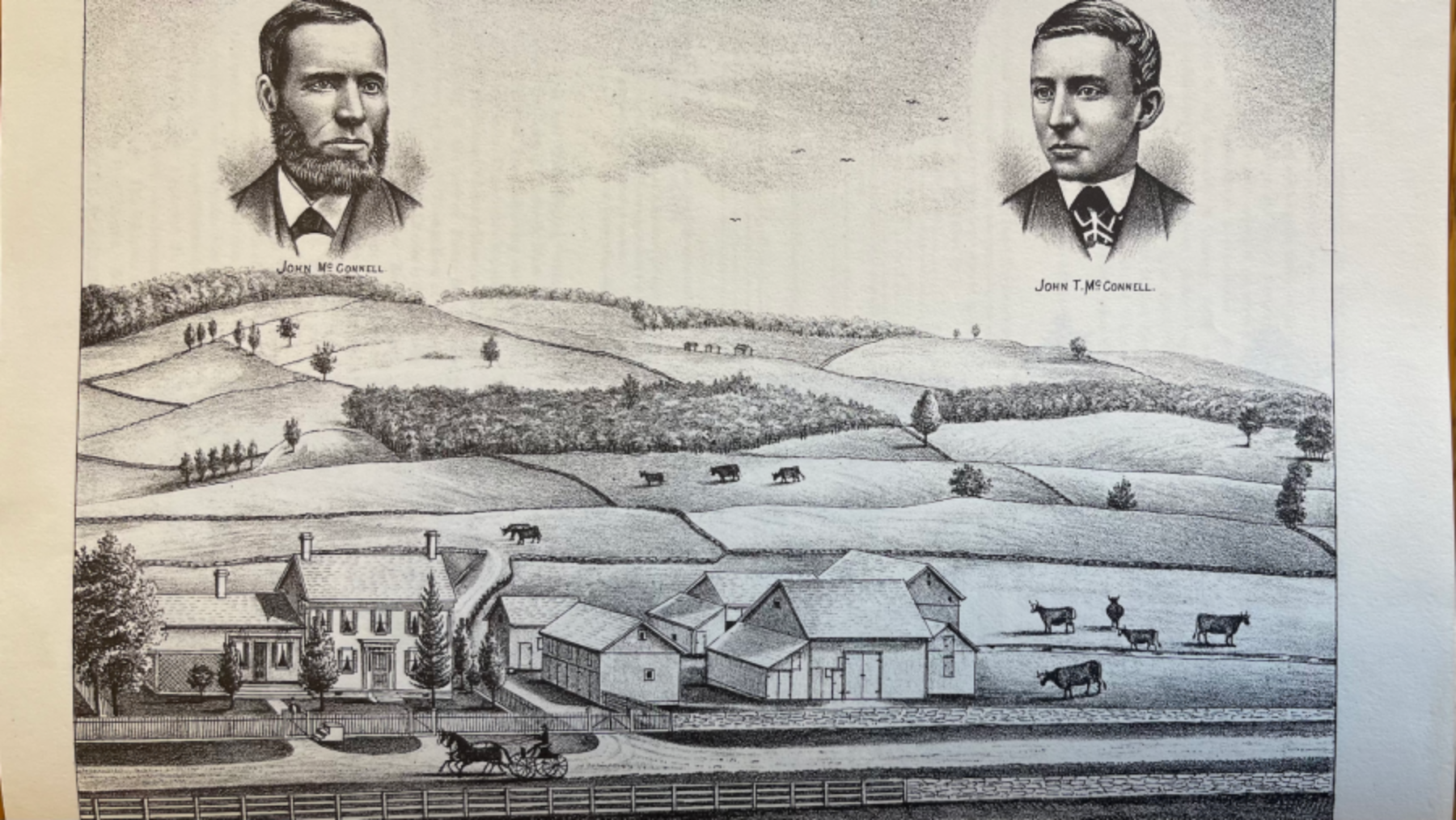 Historic 1840s carriage barn at The Olde 1840 in Granville, NY