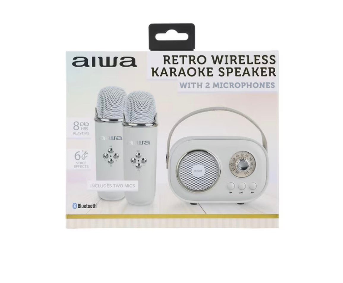 Aiwa Retro Wireless Karaoke Speaker – by The Olde 1840