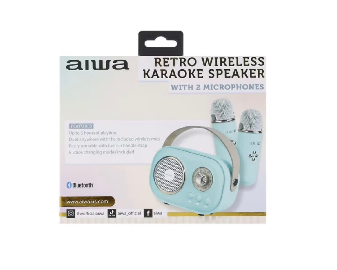 Aiwa Retro Wireless Karaoke Speaker – by The Olde 1840