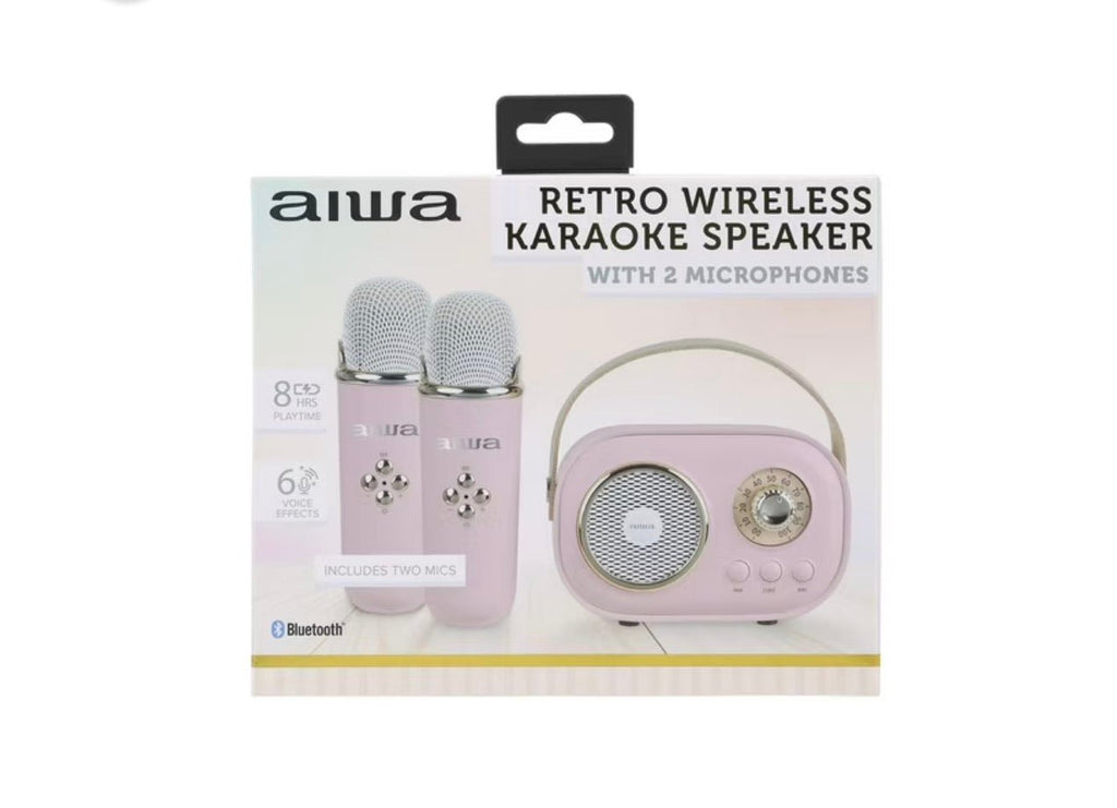 Aiwa Retro Wireless Karaoke Speaker – by The Olde 1840