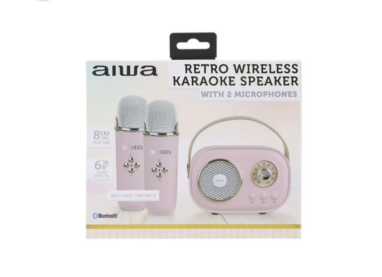 Aiwa Retro Wireless Karaoke Speaker – by The Olde 1840