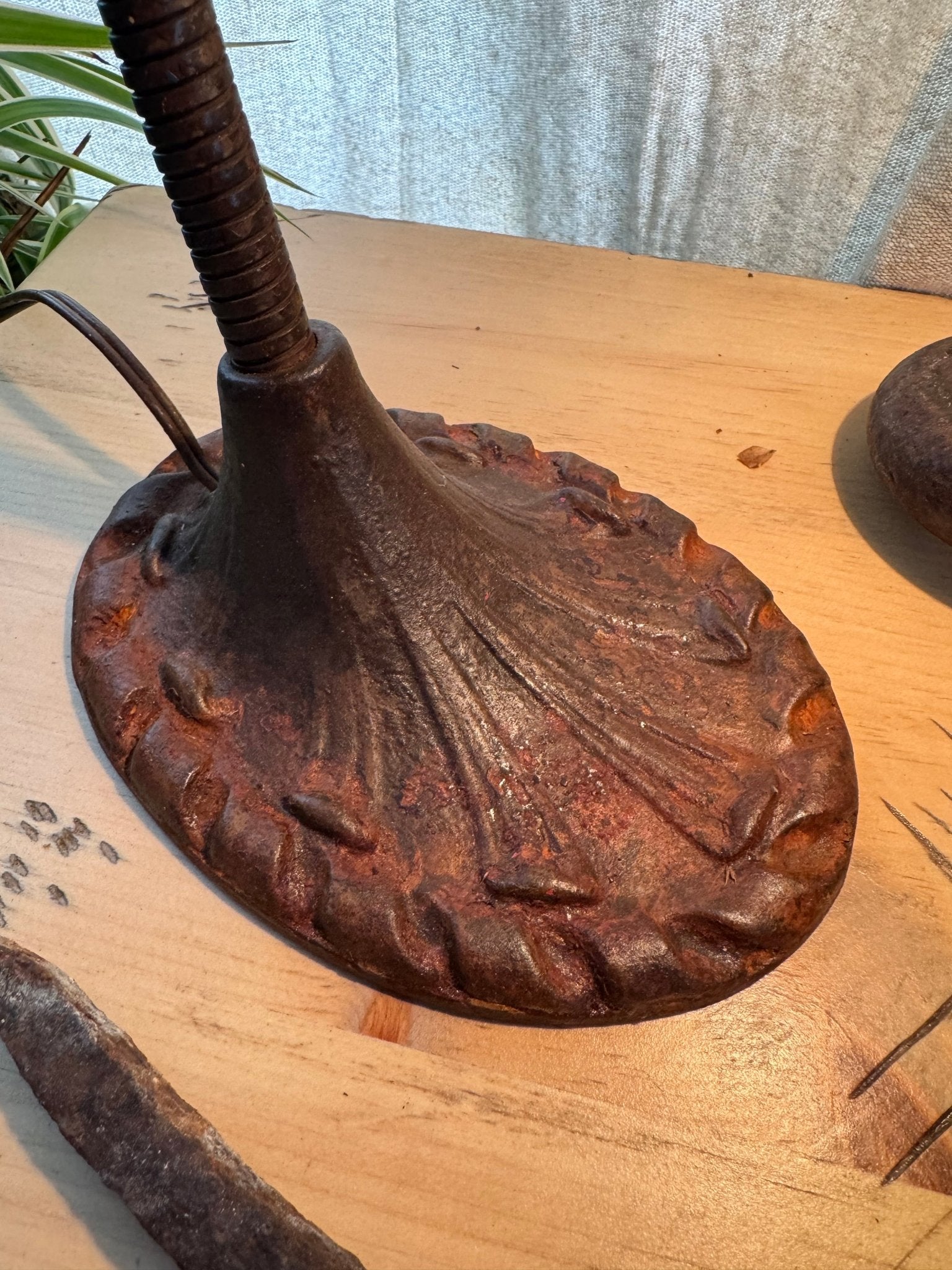 Antique Cast Iron Gooseneck Desk Lamp – Lamps by The Olde 1840