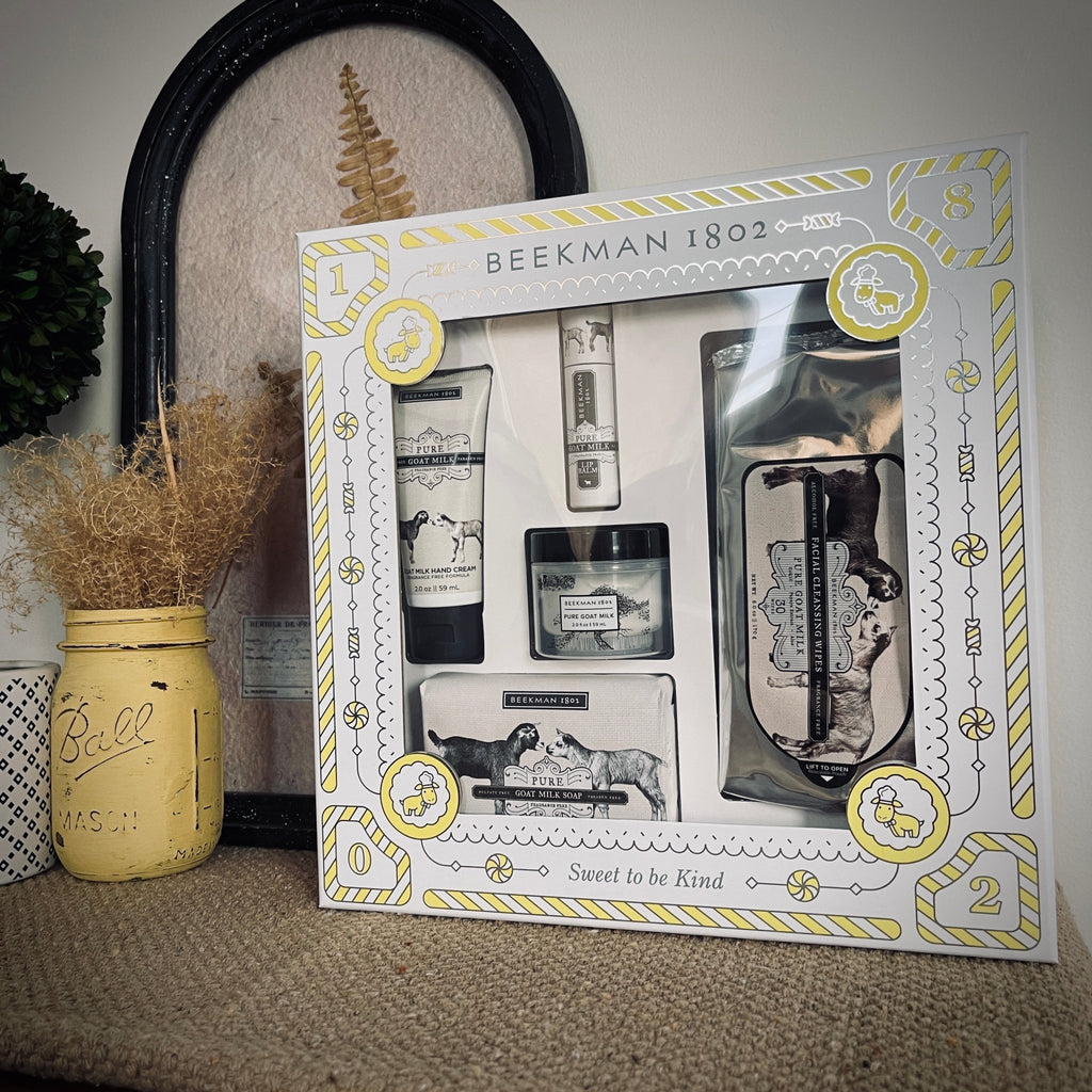 Beekman 1802 Goat Milk - Pure, Fragrance Free Formula - Large Gift Set – Home & Garden by The Olde 1840