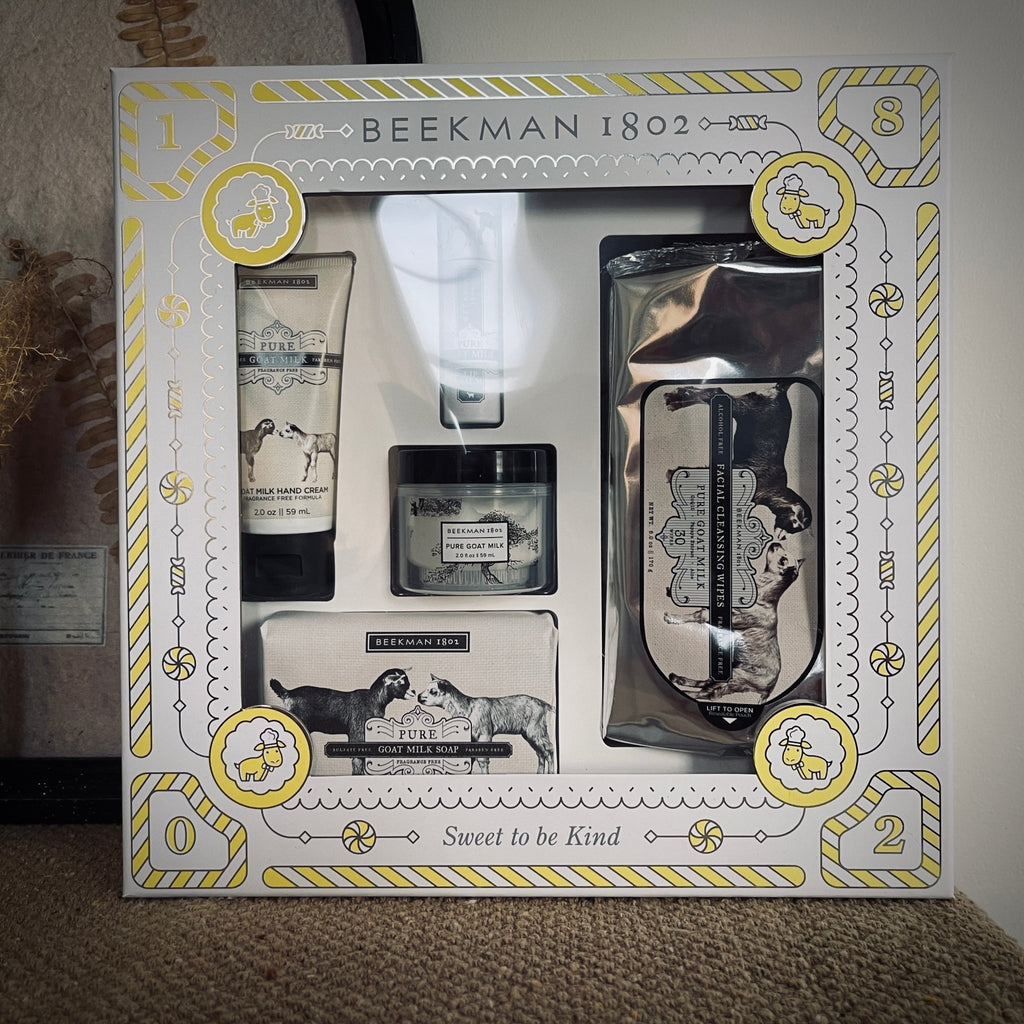 Beekman 1802 Goat Milk - Pure, Fragrance Free Formula - Large Gift Set – Home & Garden by The Olde 1840