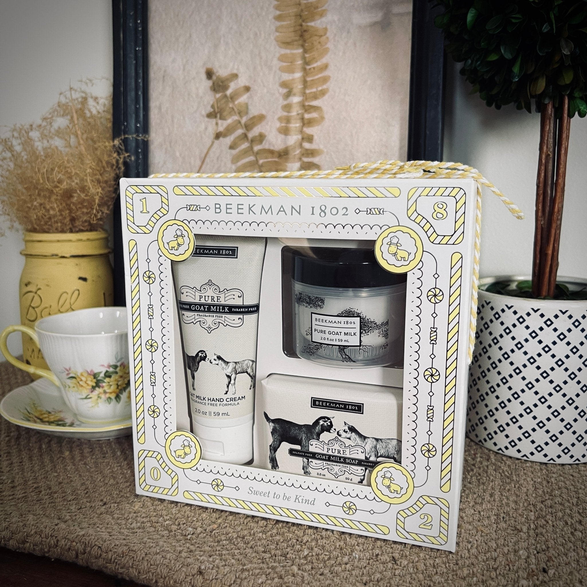 Beekman 1802 Goat Milk - Pure, Fragrance Free Formula - Small Gift Set – Home & Garden by The Olde 1840