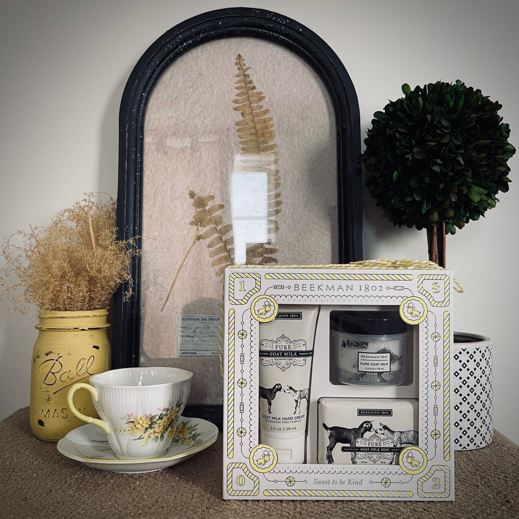 Beekman 1802 Goat Milk - Pure, Fragrance Free Formula - Small Gift Set – Home & Garden by The Olde 1840