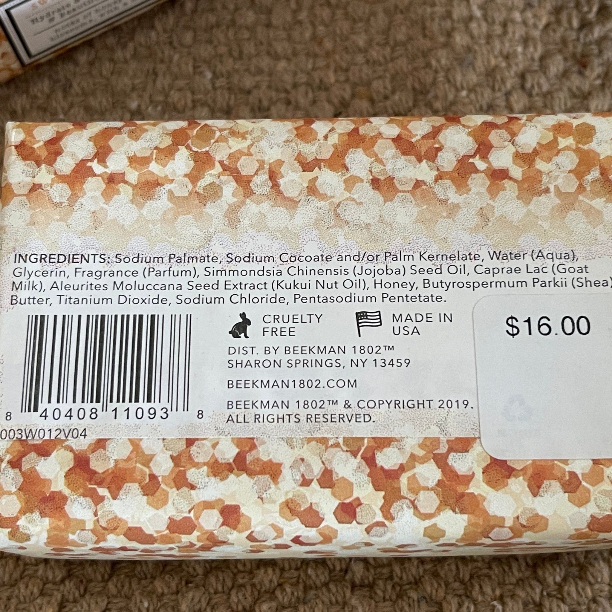 Beekman 1802 Goat Milk Soap Bar - Honey & Orange Blossom – Home & Garden by The Olde 1840