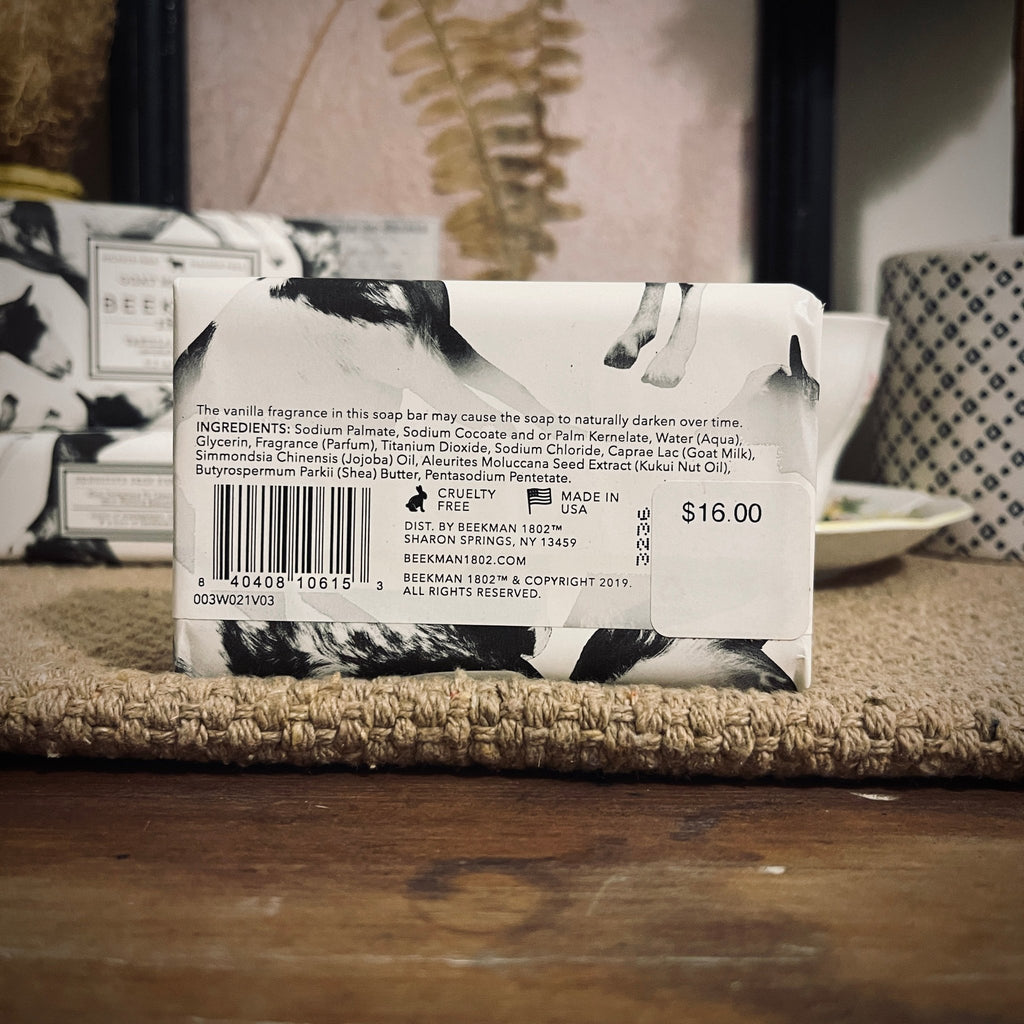 Beekman 1802 Goat Milk Soap Bar - Vanilla Absolute – Home & Garden by The Olde 1840