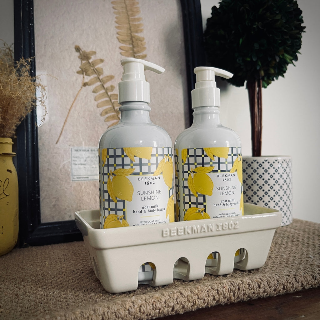 Beekman 1802 Goat Milk - Sunshine Lemon - Caddy Set – Home & Garden by The Olde 1840