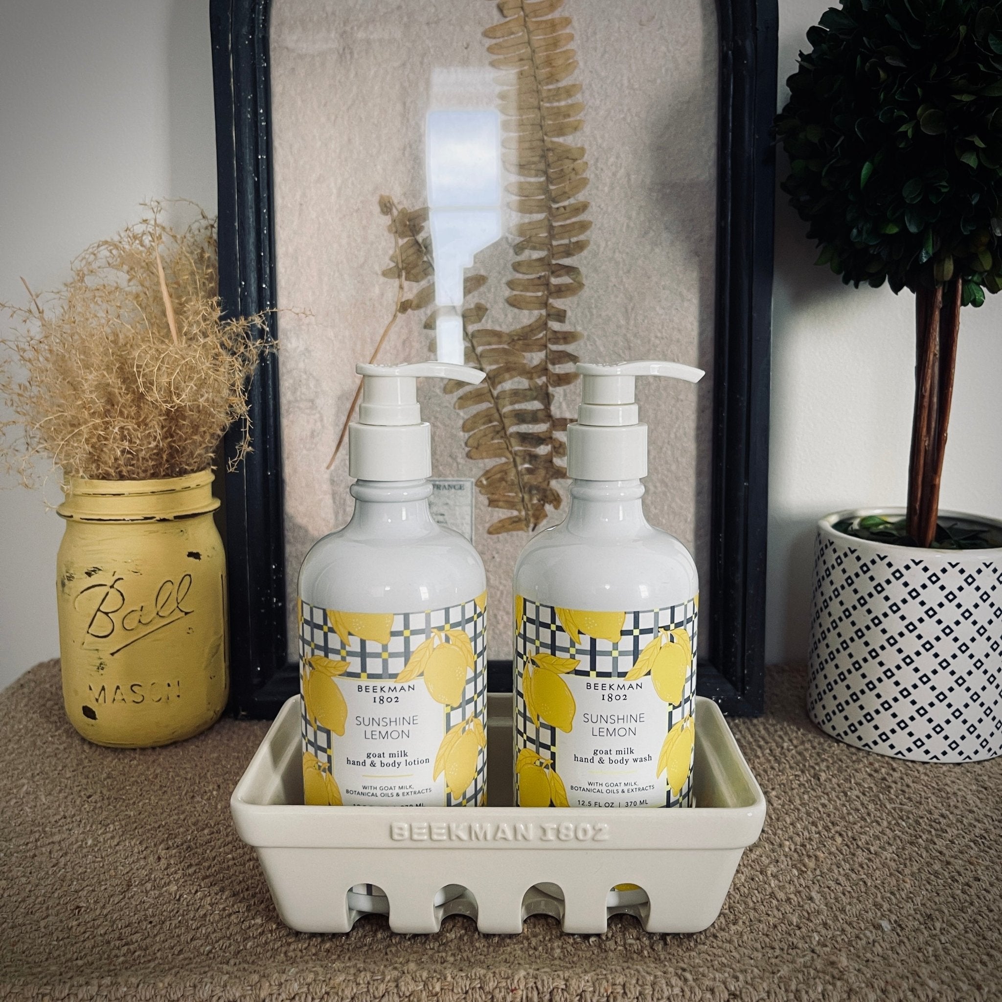 Beekman 1802 Goat Milk - Sunshine Lemon - Caddy Set – Home & Garden by The Olde 1840