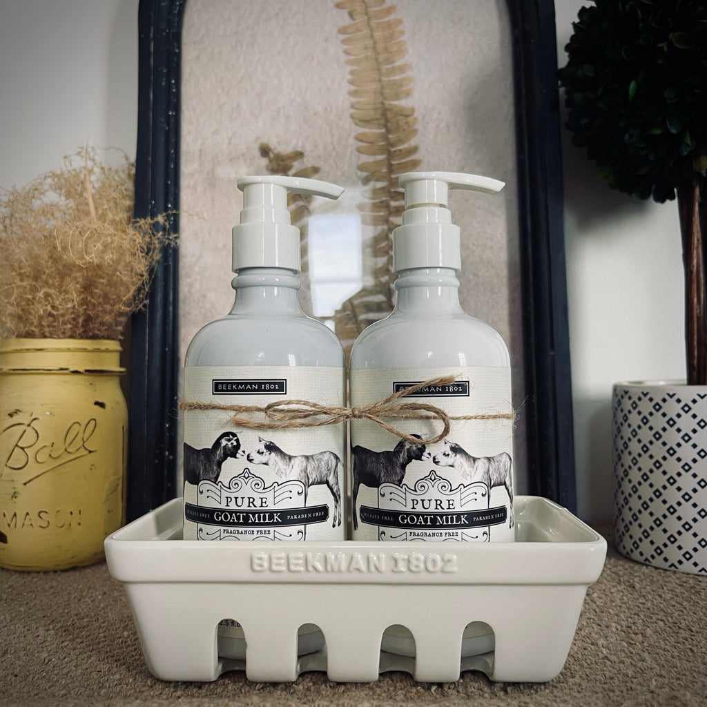Beekman 1802 Pure Goat Milk Caddy Set – Home & Garden by The Olde 1840