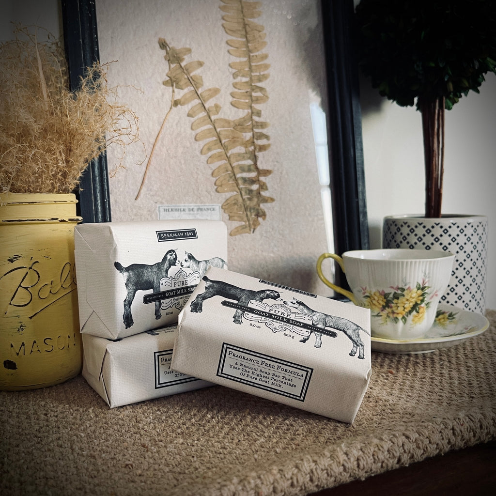 Beekman 1802 Pure Goat Milk Soap Bar – Fragrance Free – Home & Garden by The Olde 1840