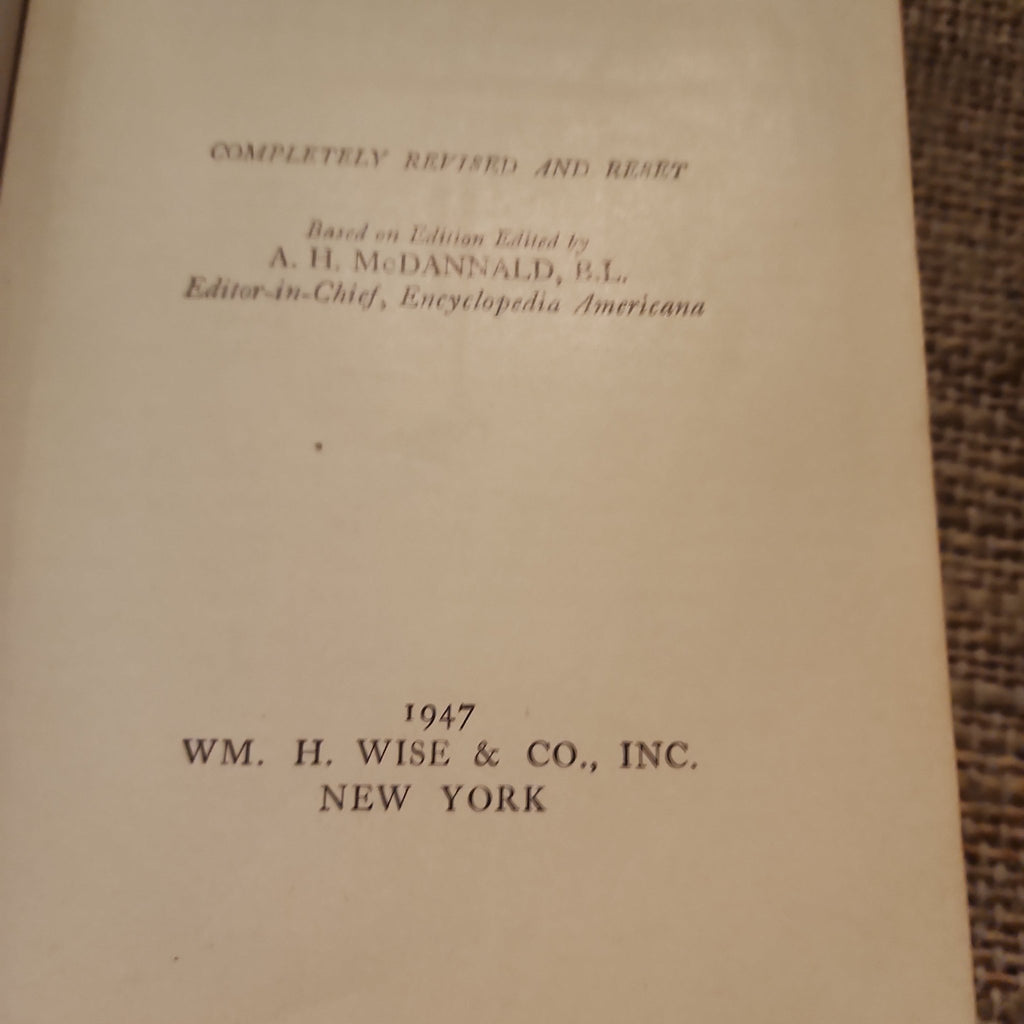 C. 1947 The New Modern Encyclopedia – Vintage Reference Book – Books by The Olde 1840