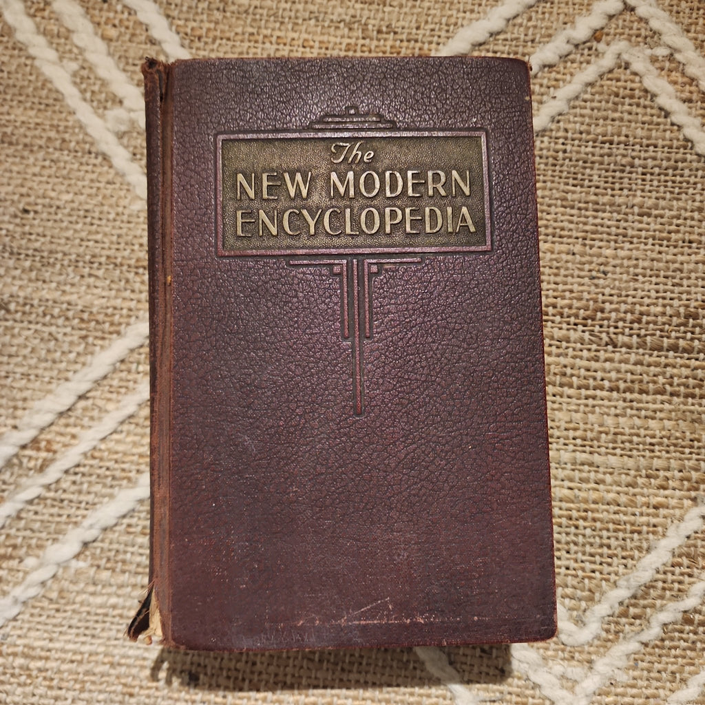 C. 1947 The New Modern Encyclopedia – Vintage Reference Book – Books by The Olde 1840
