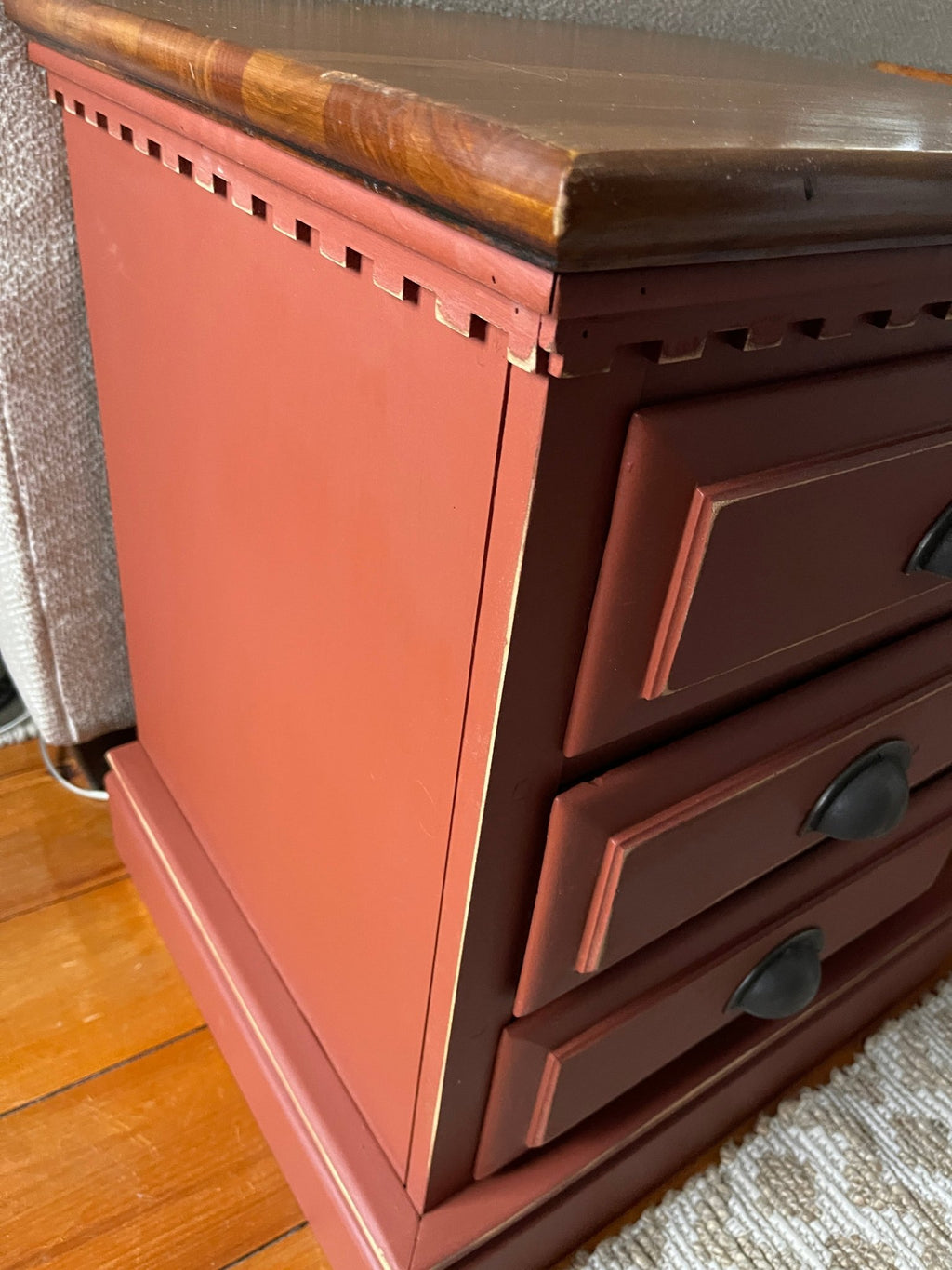 Carriage House Crimson Accent Storage Cabinet – Furniture by The Olde 1840