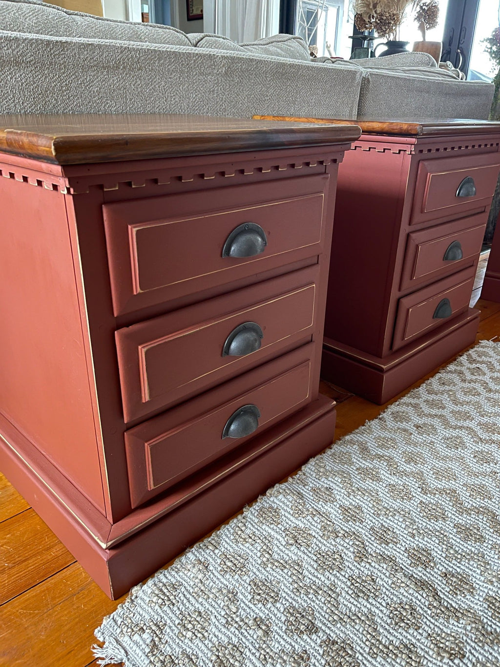 Carriage House Crimson Accent Storage Cabinet – Furniture by The Olde 1840