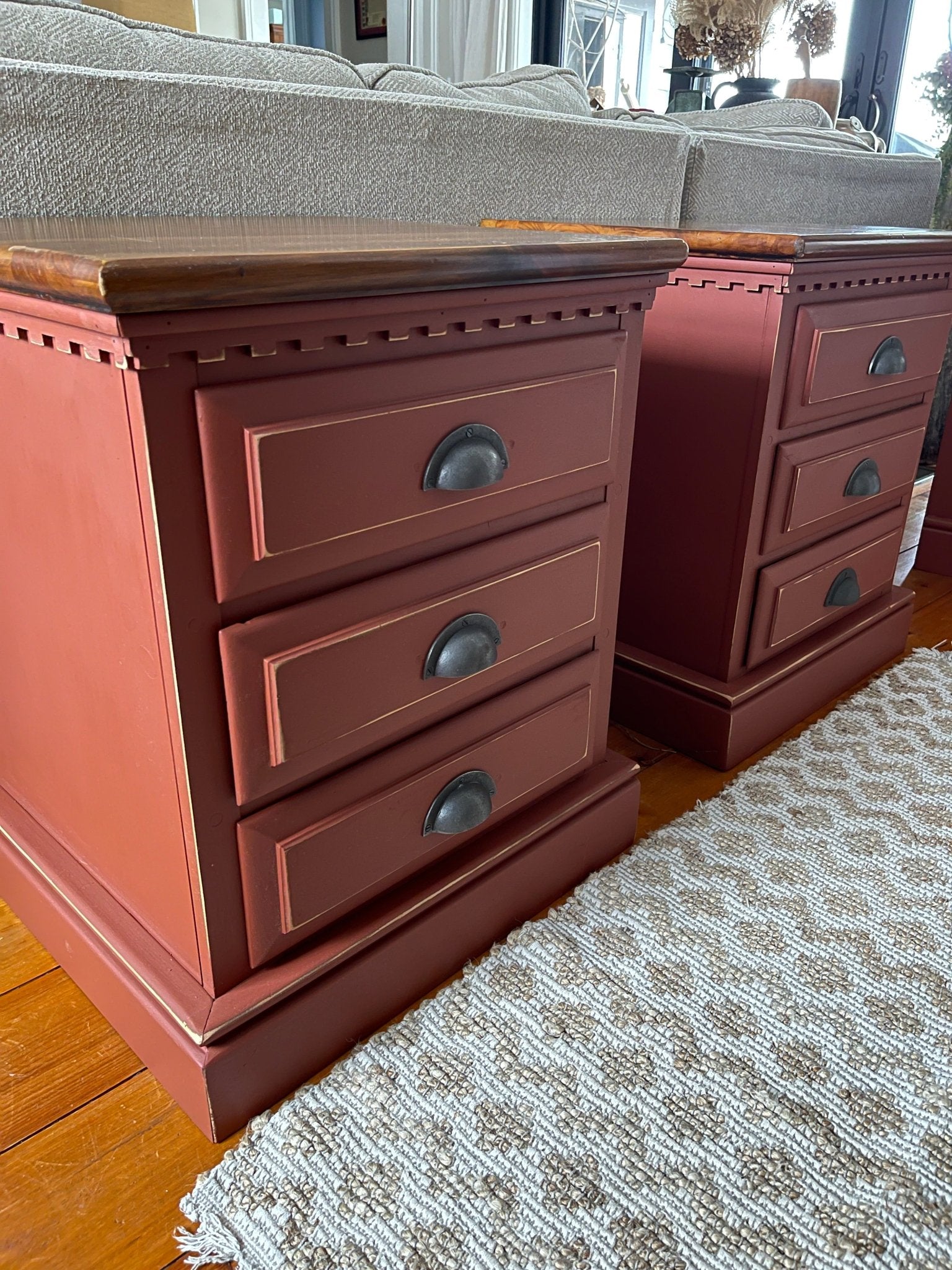 Carriage House Crimson Accent Storage Cabinet – Furniture by The Olde 1840