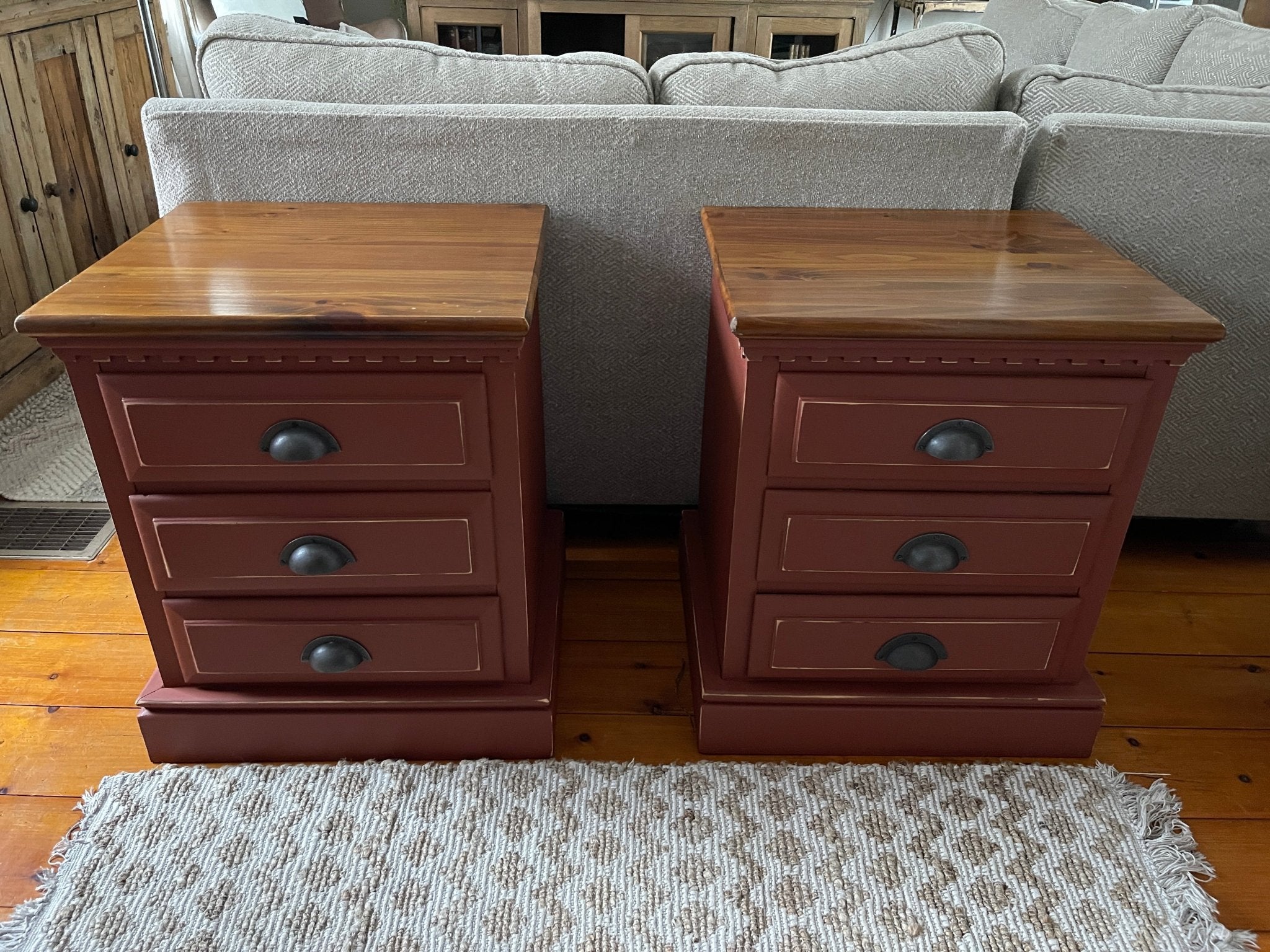 Carriage House Crimson Accent Storage Cabinet – Furniture by The Olde 1840