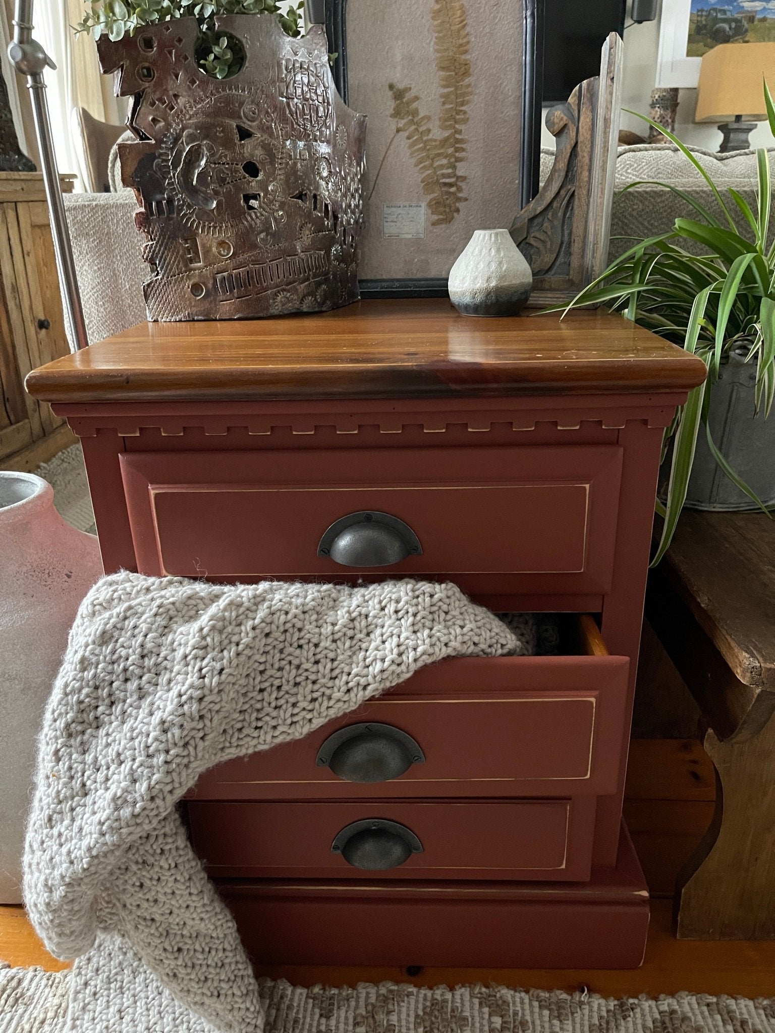 Carriage House Crimson Accent Storage Cabinet – Furniture by The Olde 1840