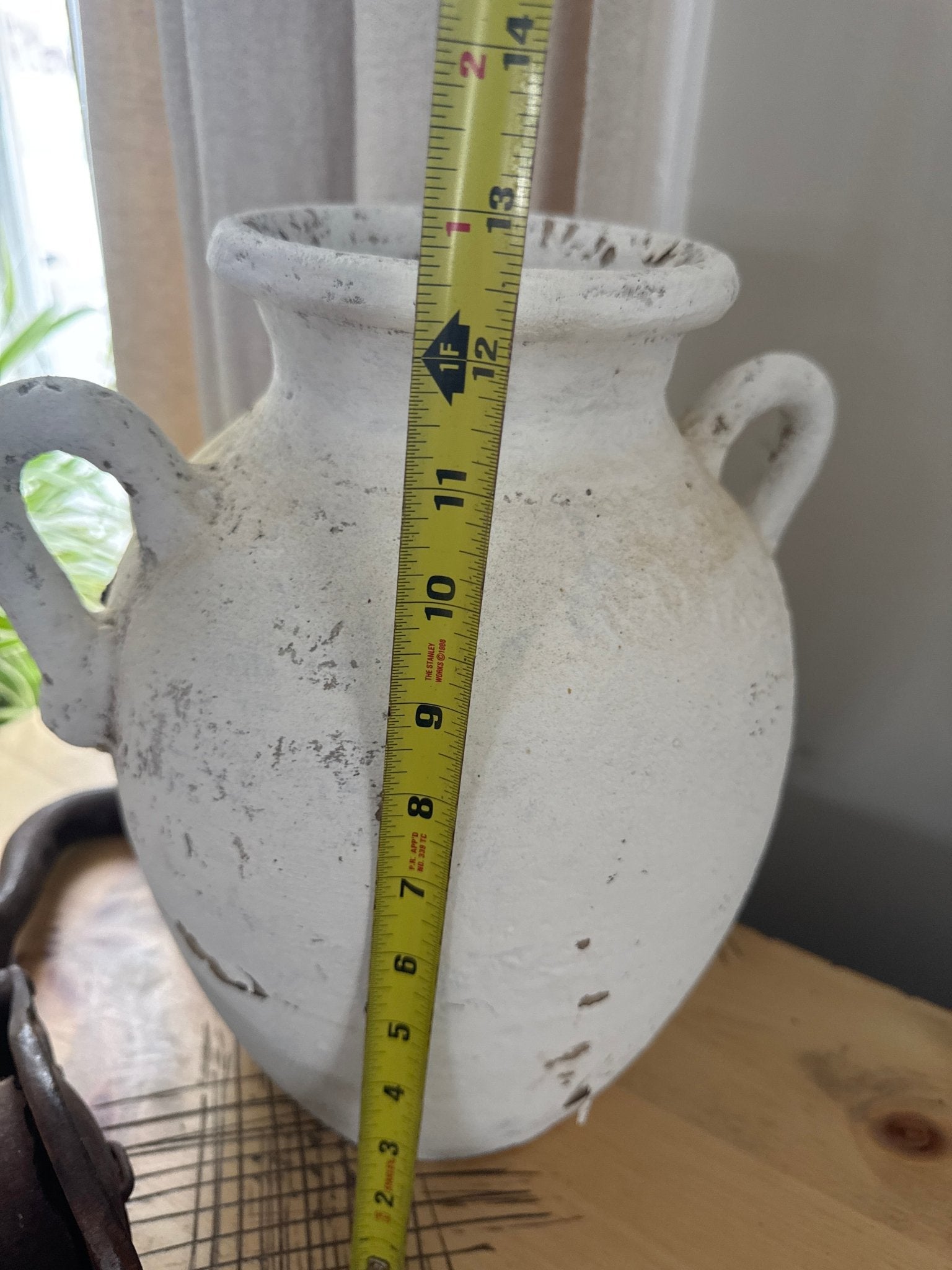 Chippy Painted Clay Pottery Vase – Home & Garden by The Olde 1840