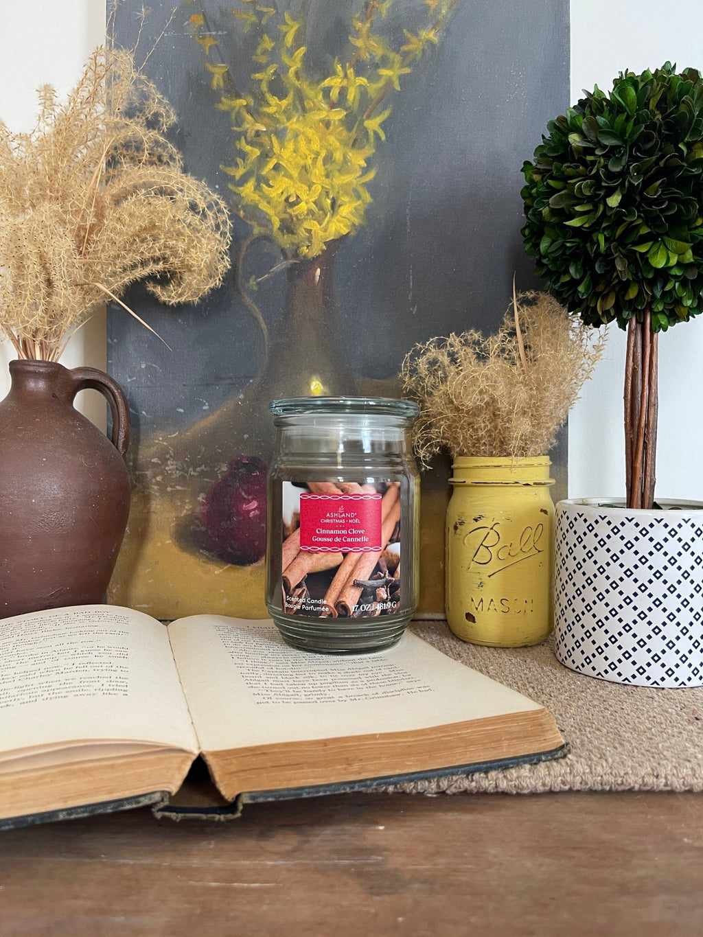 Cinnamon Clove Scented Candle | 17oz Large Jar – Candles by The Olde 1840