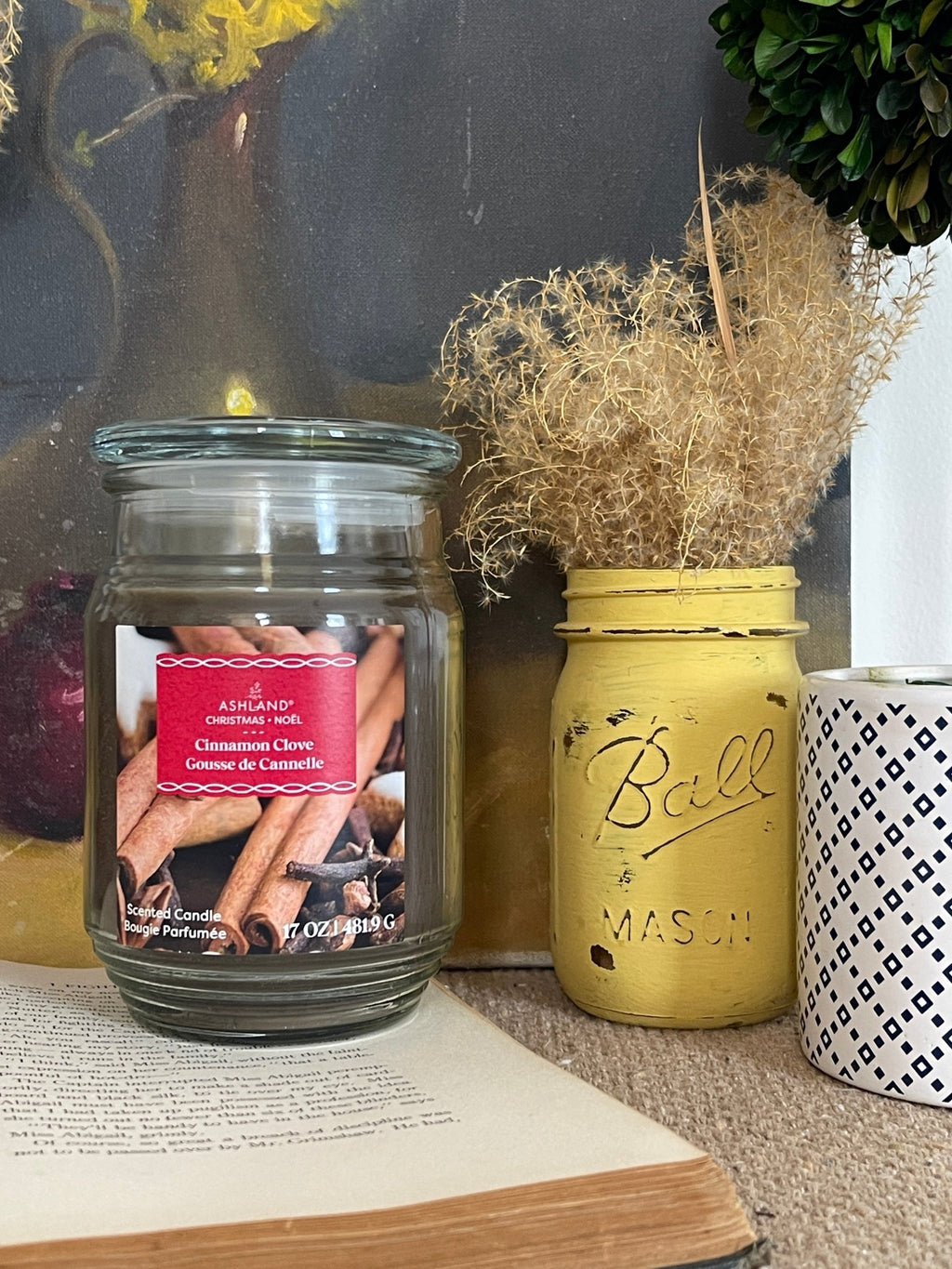 Cinnamon Clove Scented Candle | 17oz Large Jar – Candles by The Olde 1840