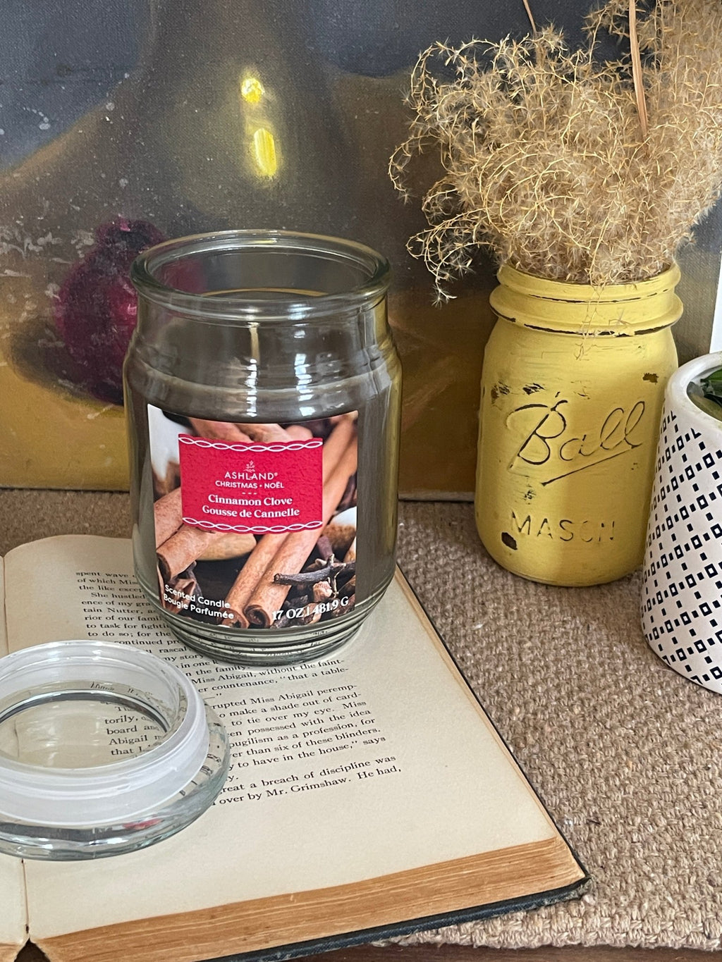 Cinnamon Clove Scented Candle | 17oz Large Jar – Candles by The Olde 1840