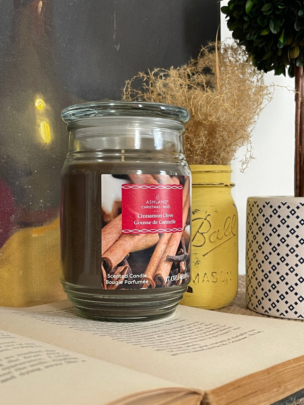 Cinnamon Clove Scented Candle | 17oz Large Jar – Candles by The Olde 1840