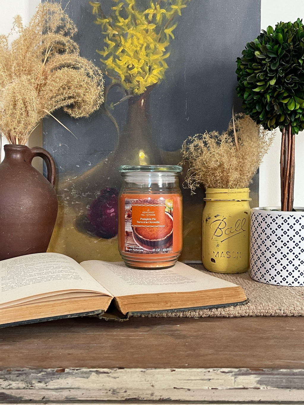 Classic Pumpkin Pie Scented Candle | 17oz Large Jar – Candles by The Olde 1840