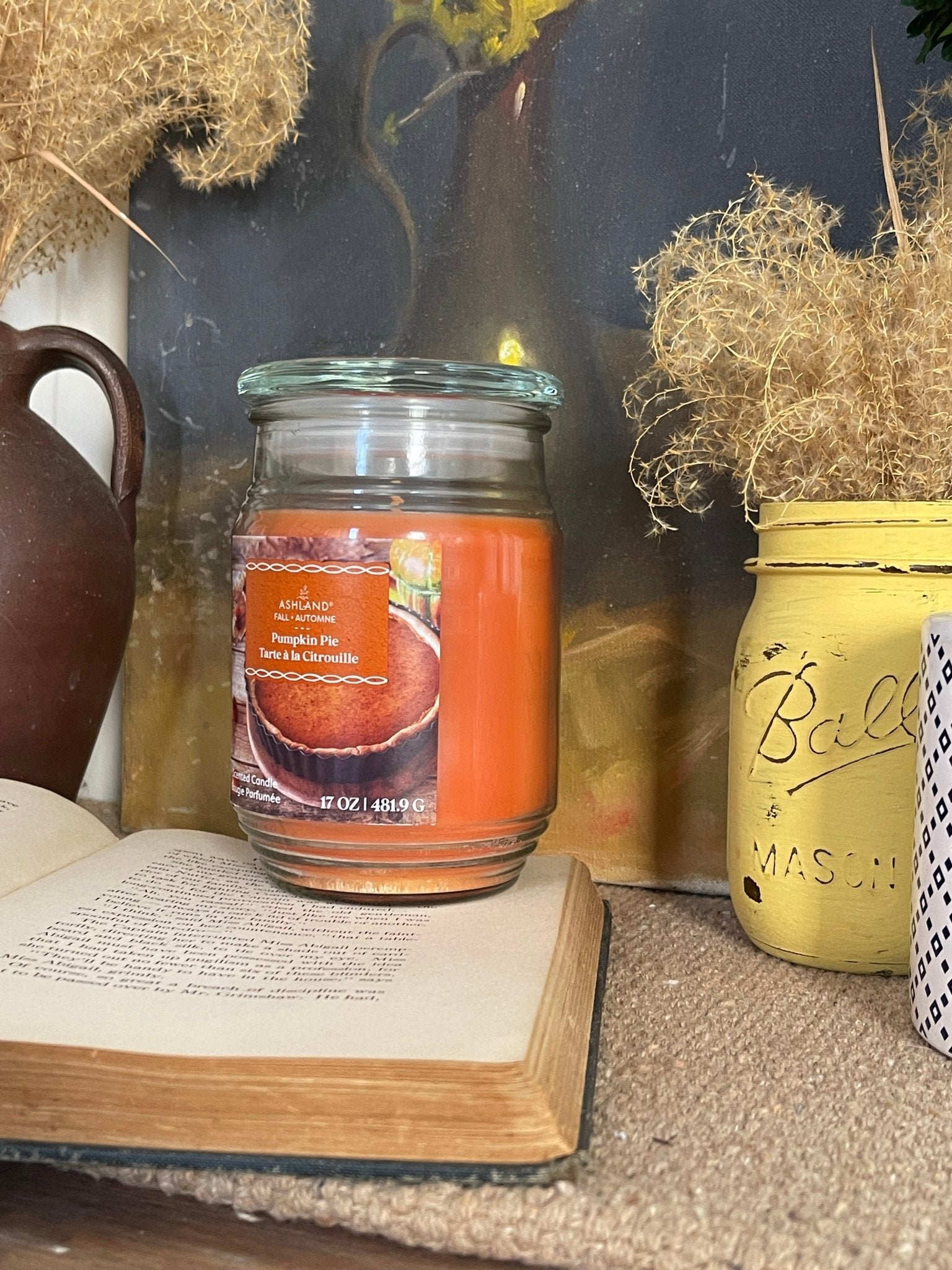 Classic Pumpkin Pie Scented Candle | 17oz Large Jar – Candles by The Olde 1840