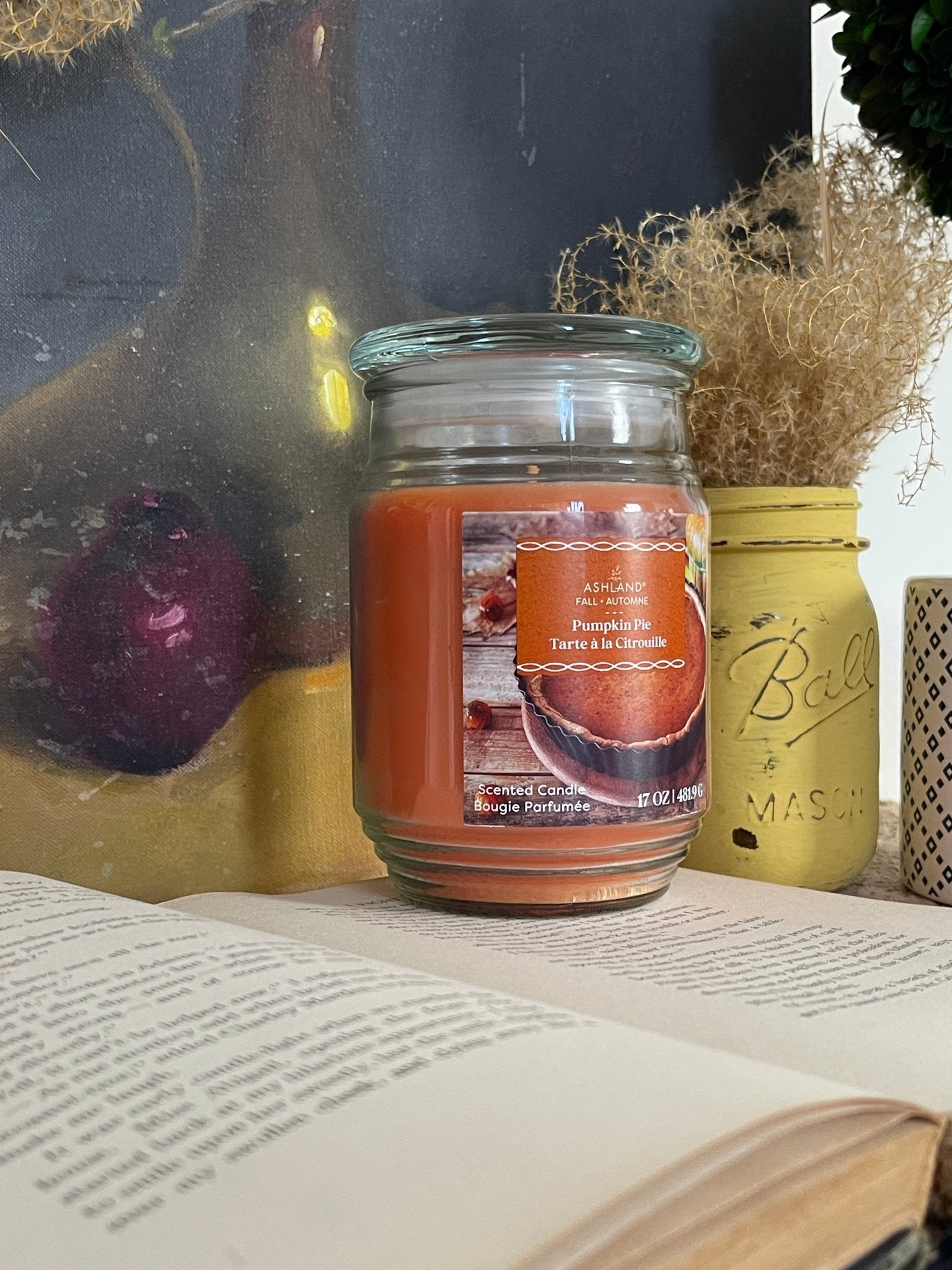 Classic Pumpkin Pie Scented Candle | 17oz Large Jar – Candles by The Olde 1840