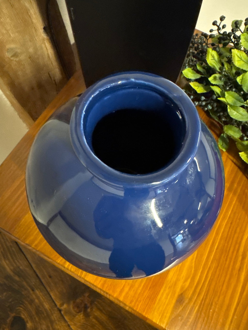 Dark Blue Vase – by The Olde 1840