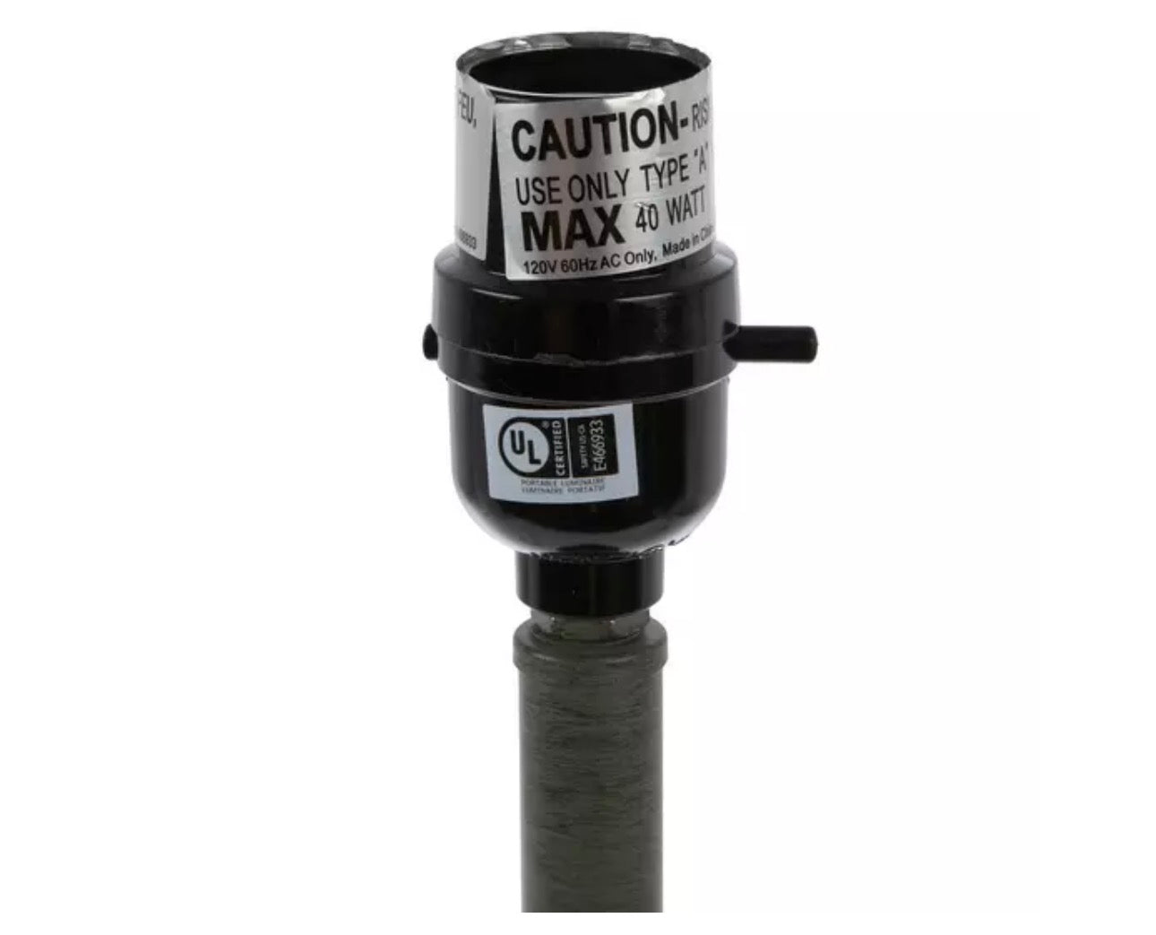 Distressed Gray Buffet Lamp – Lamps by The Olde 1840