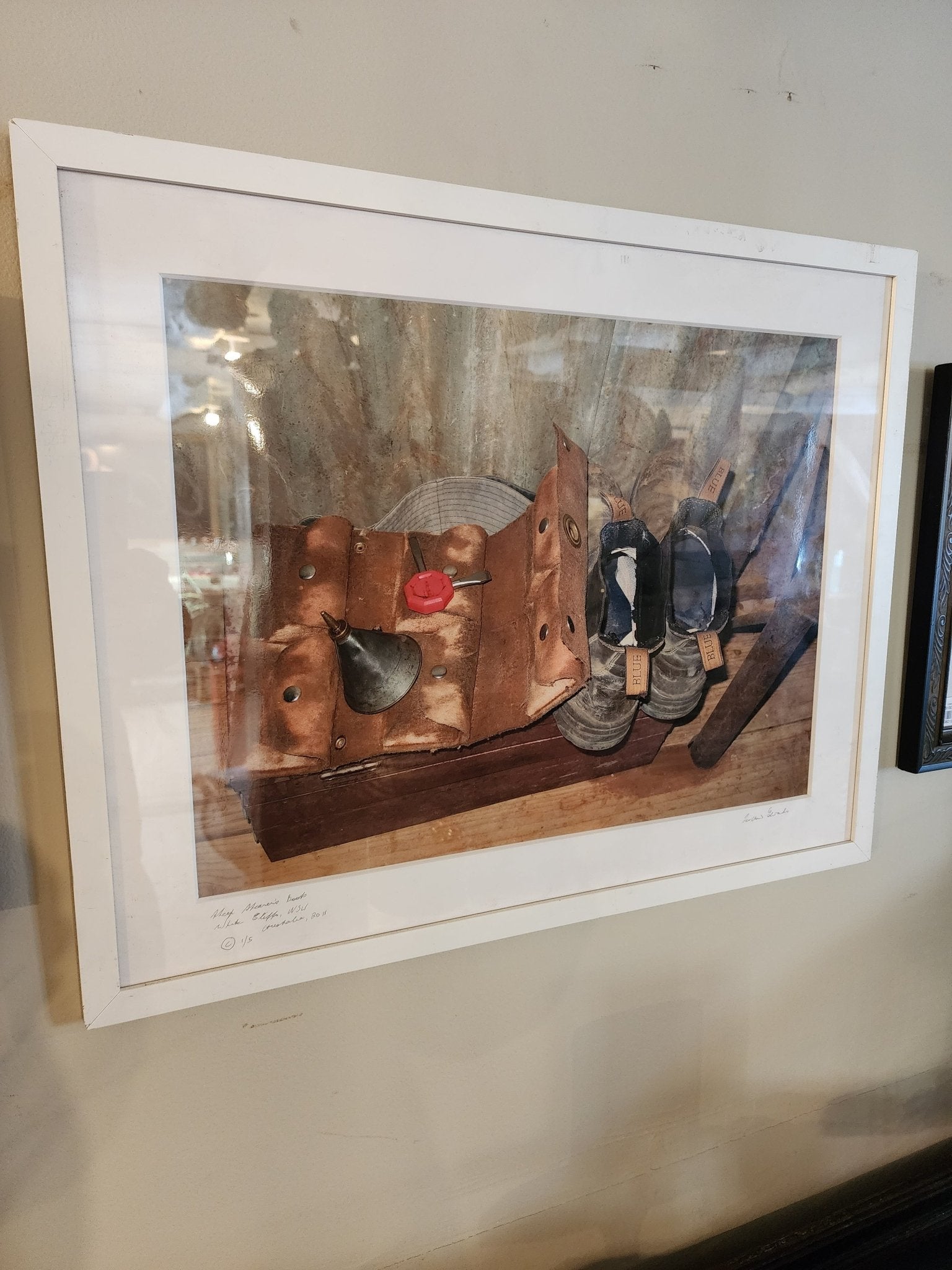 Framed Photography Signed by Artist – by The Olde 1840