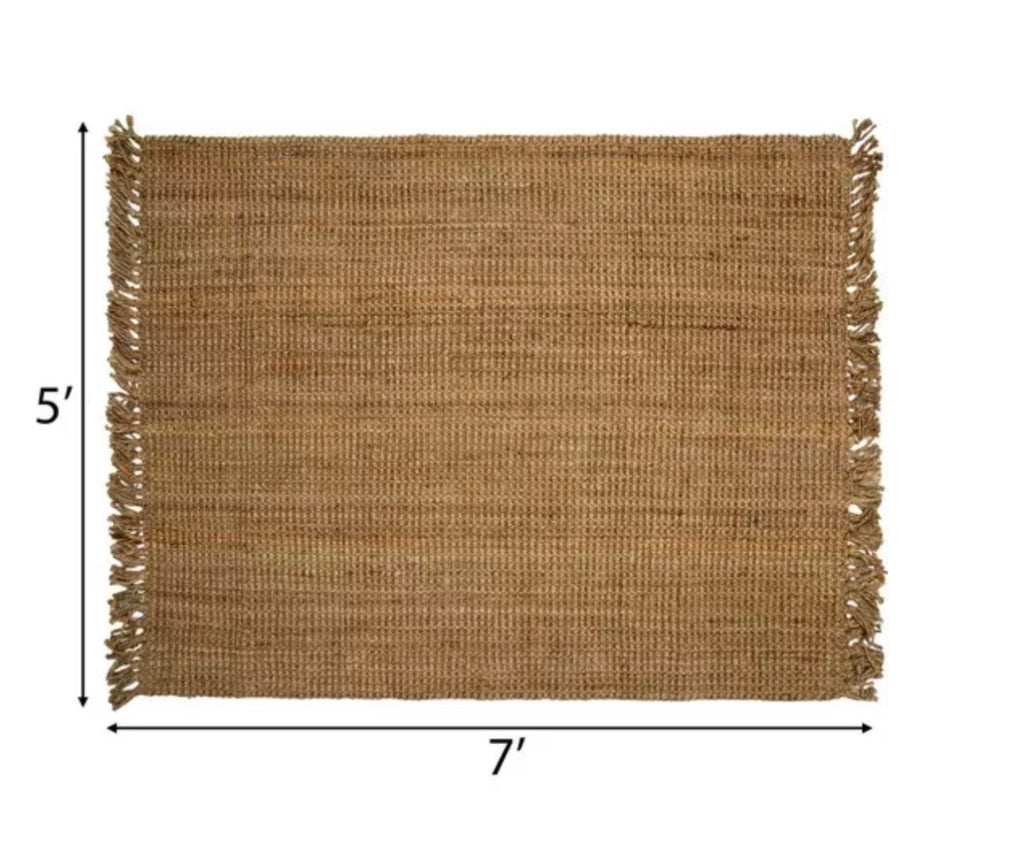 Fringed Jute Rug - Large – Accent Rug by The Olde 1840