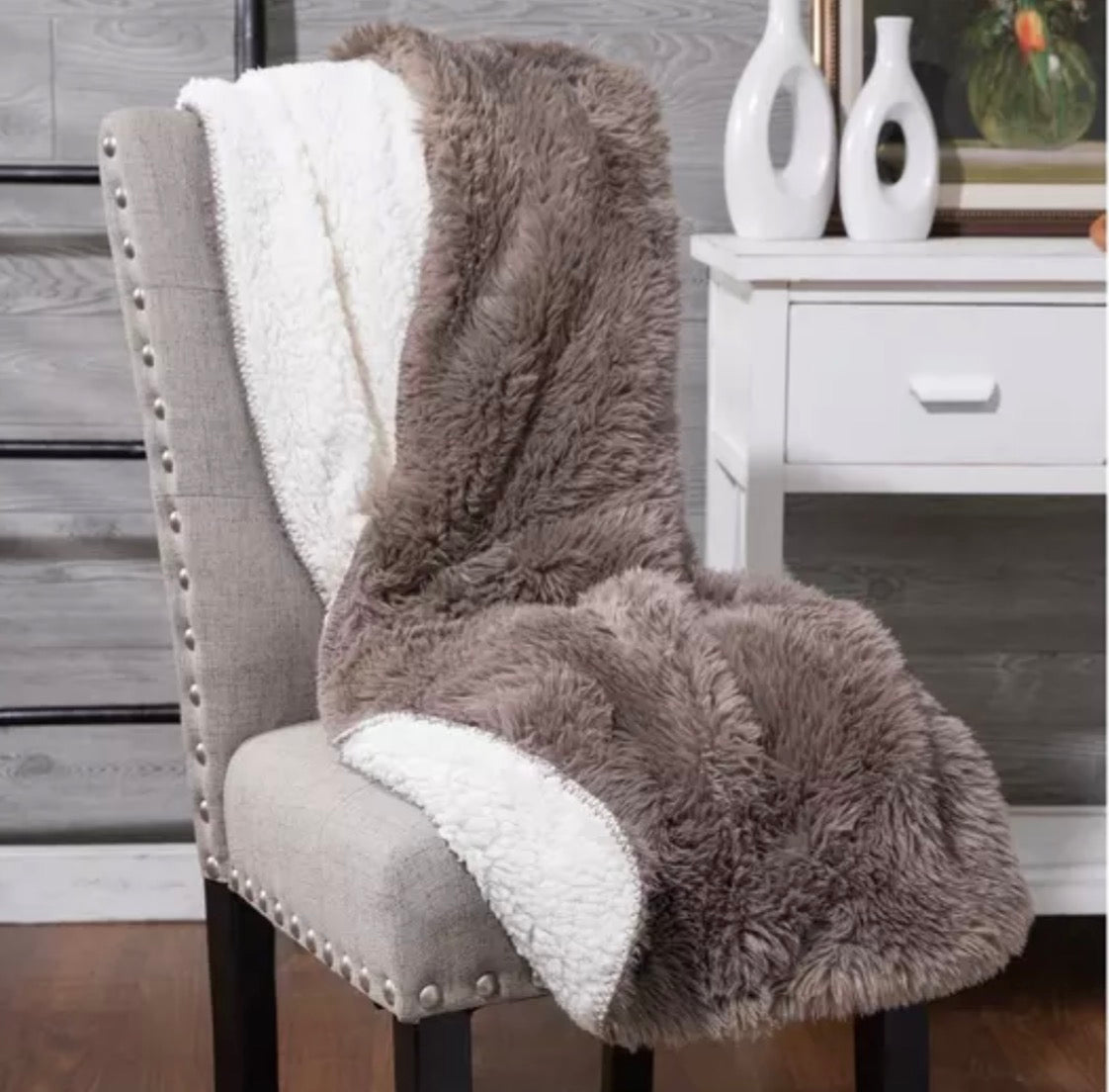 Fur Berber Throw Blanket – Blankets by The Olde 1840