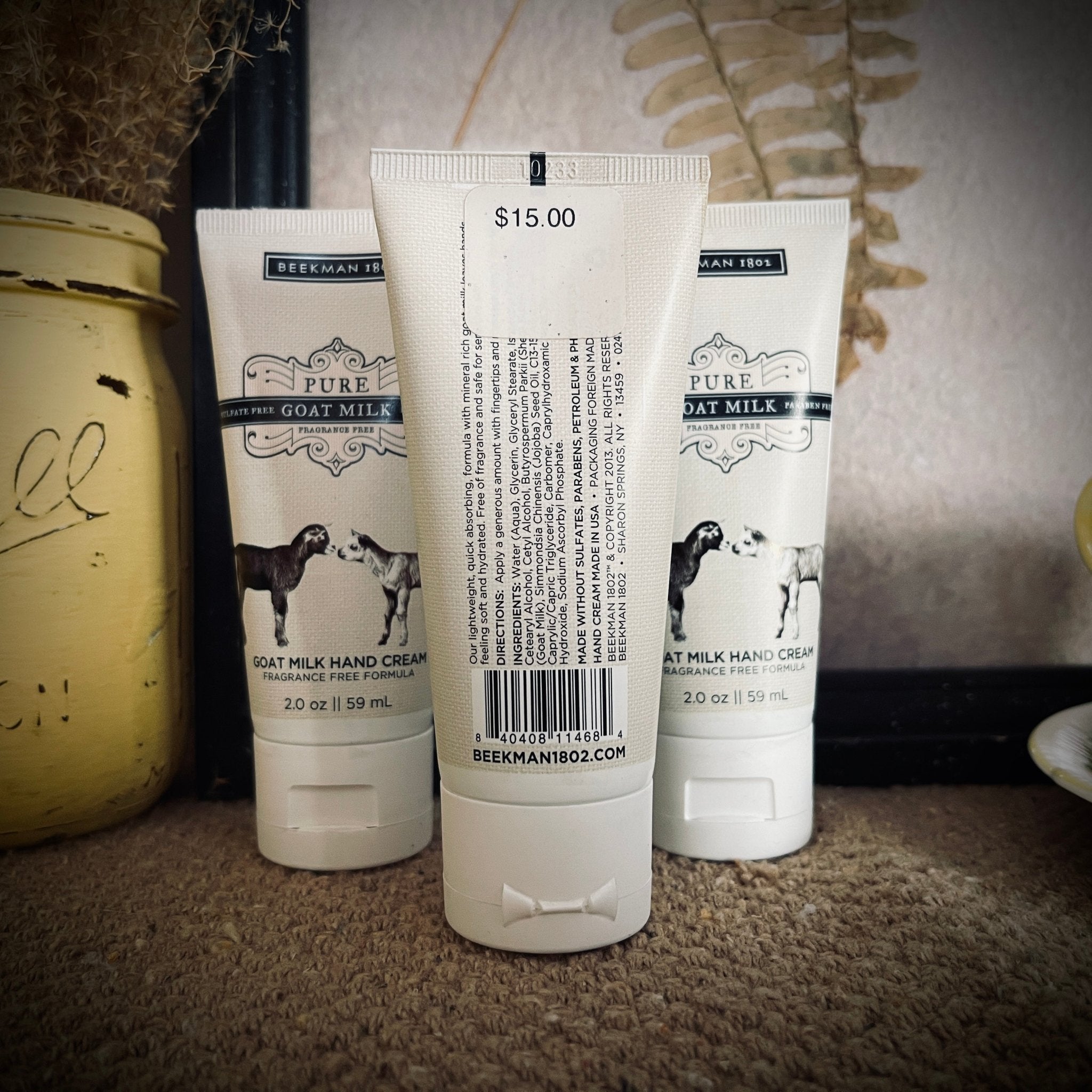 Goat Milk Hand Cream - Fragrance Free - 2oz – Home & Garden by The Olde 1840