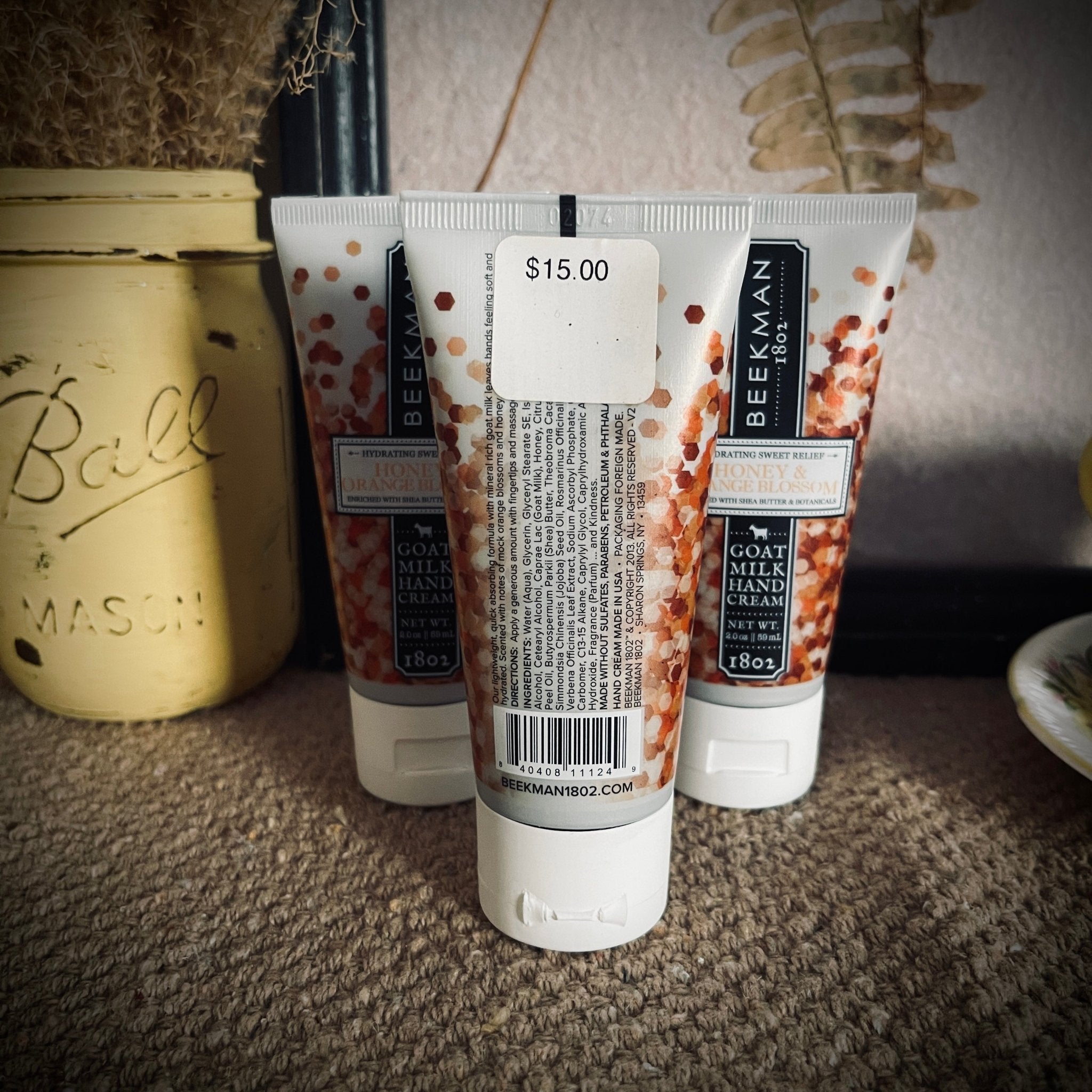 Goat Milk Hand Cream – Honey & Orange Blossom – 2oz – Home & Garden by The Olde 1840