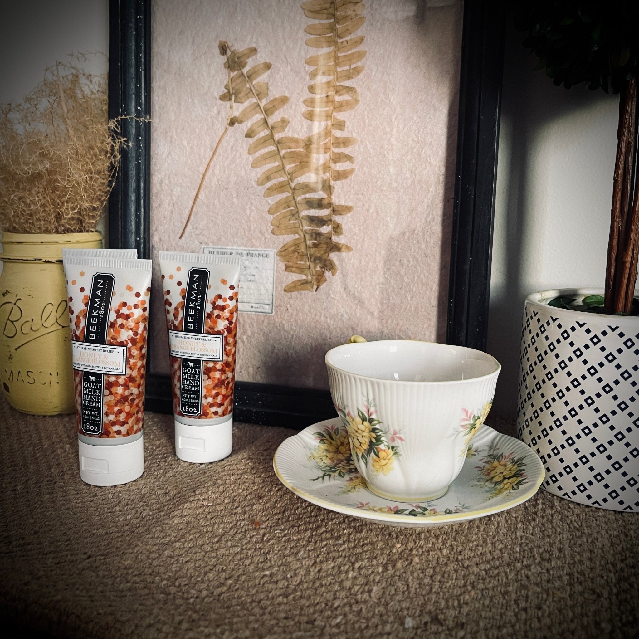 Goat Milk Hand Cream – Honey & Orange Blossom – 2oz – Home & Garden by The Olde 1840